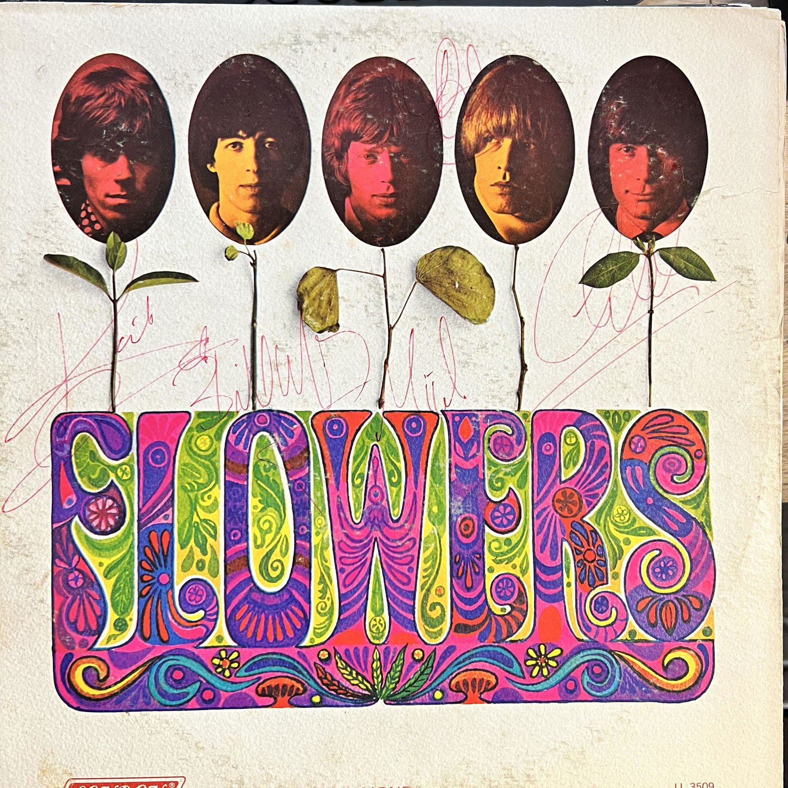 The Rolling Stones Autographed Album Brian KEITH MICK! (1 of 1)