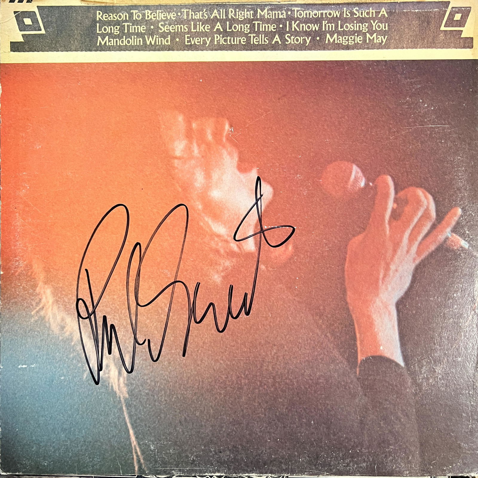 Rod Stewart Autographed ALBUM (1 of 1)
