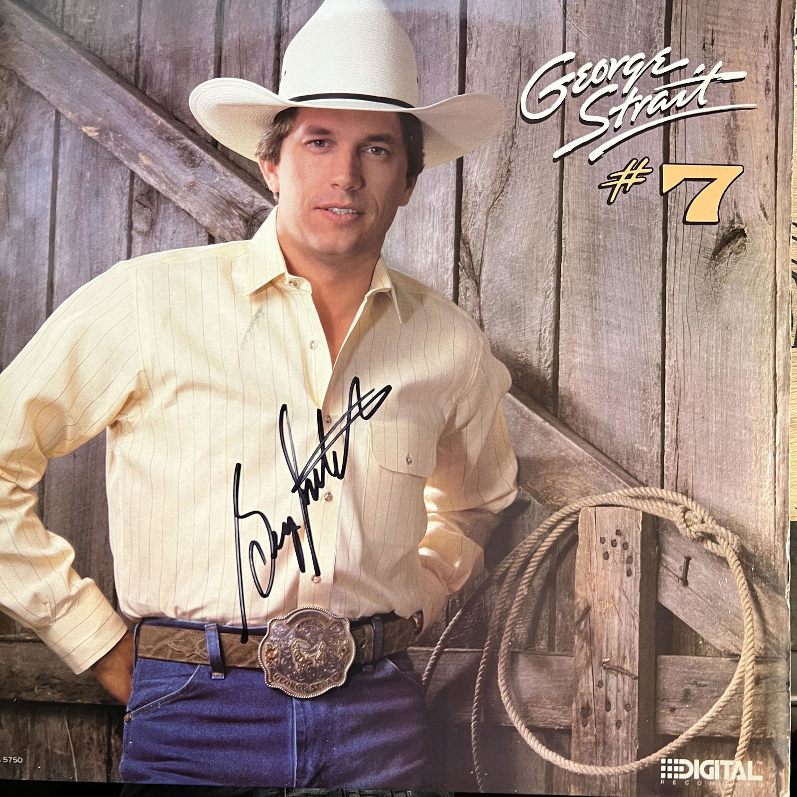 George Strait Autographed ALBUM (1 of 1)