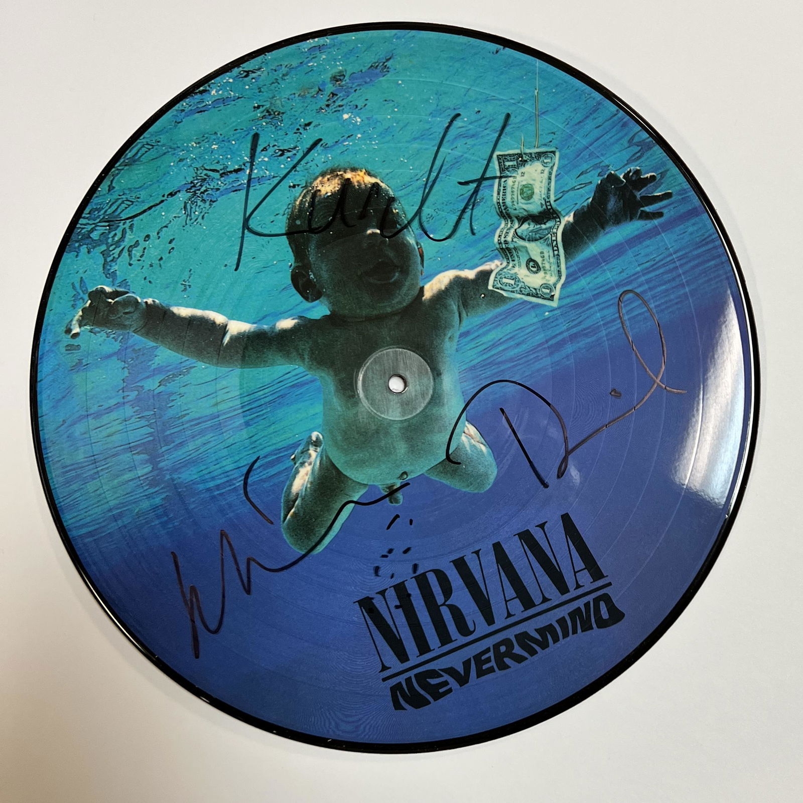 Nirvana Autographed Picture Disc  All 3 (1 of 1)