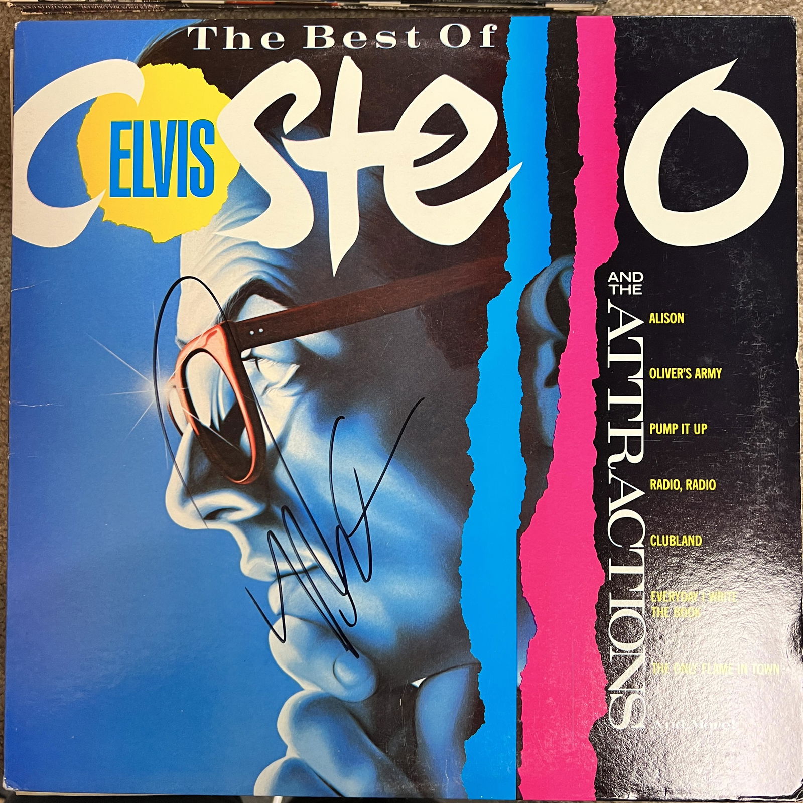Elvis Costello Autographed Album (1 of 1)