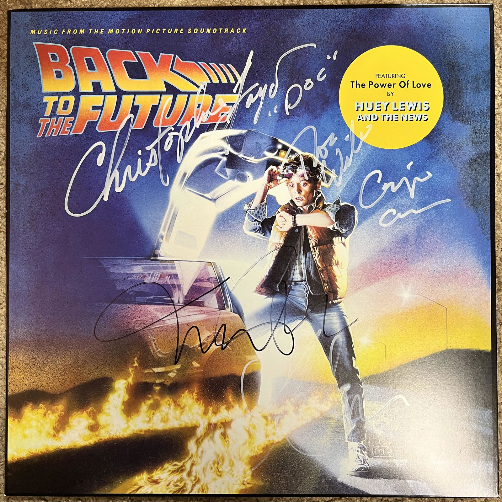 Back to the Future Autographed Album (1 of 1)