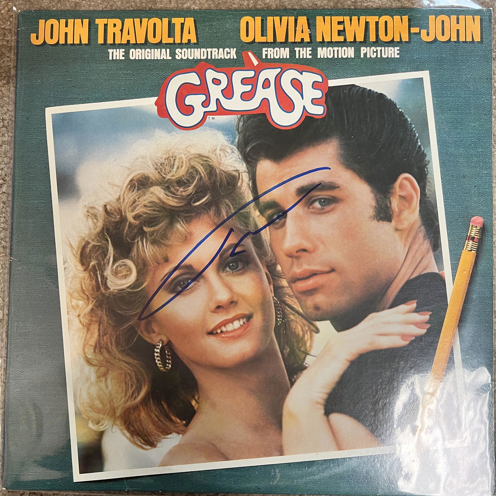John Travolta Autographed Album (1 of 1)