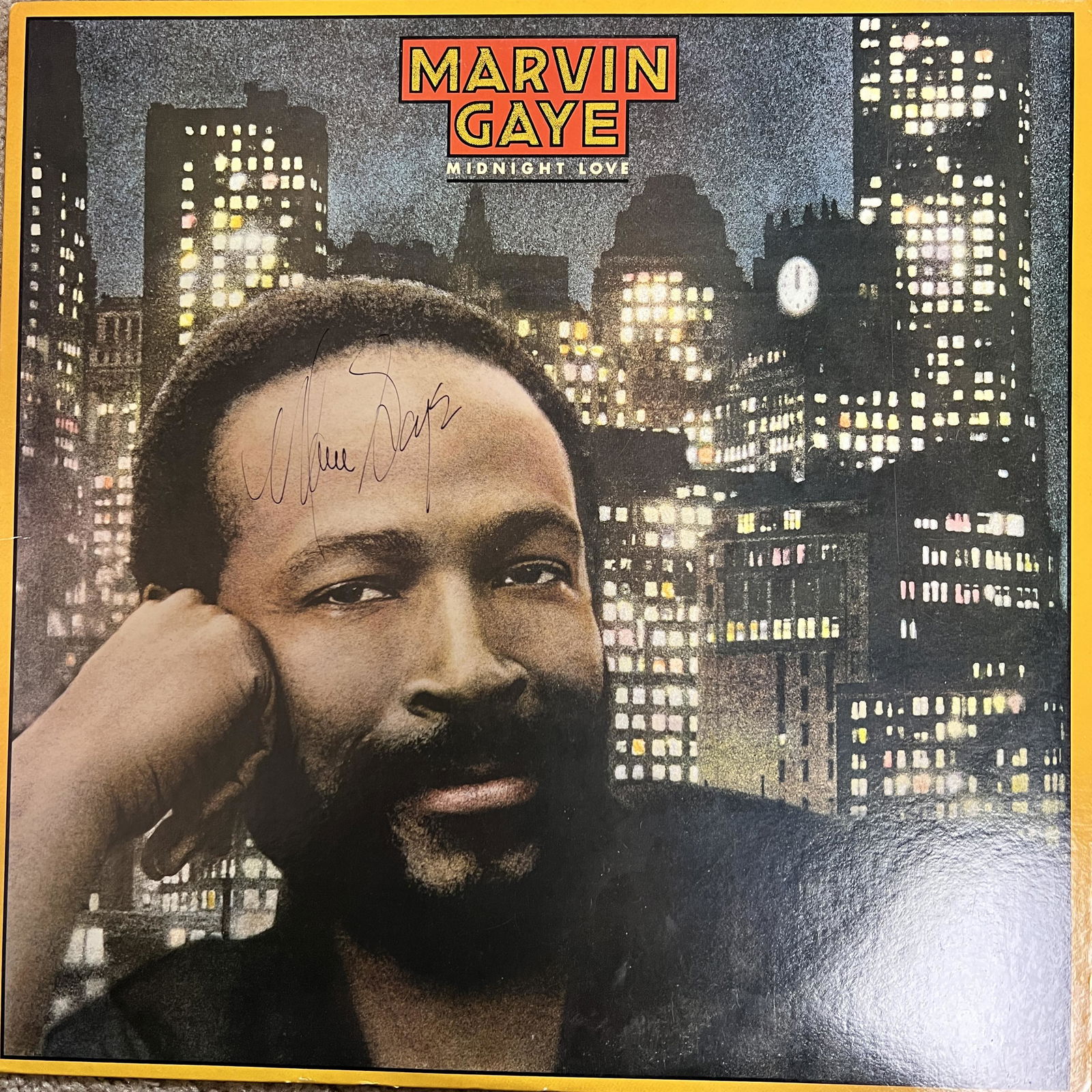 Marvin Gaye Autographed Album (1 of 1)