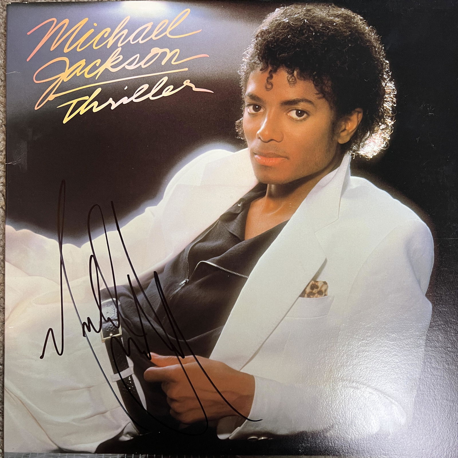 Michael JACKSON Autographed Album (1 of 1)