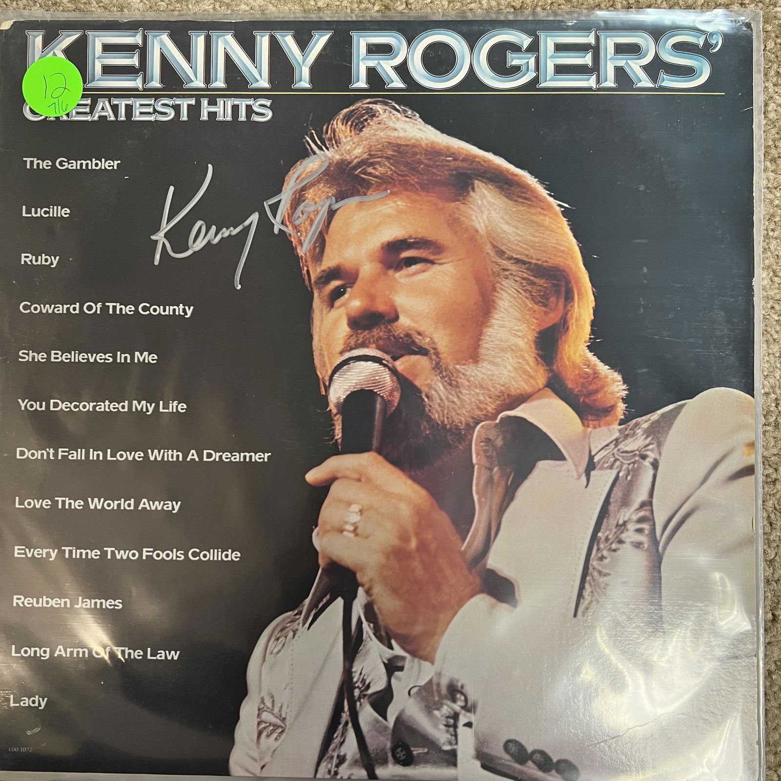 Kenny Rogers Autographed ALBUM (1 of 1)