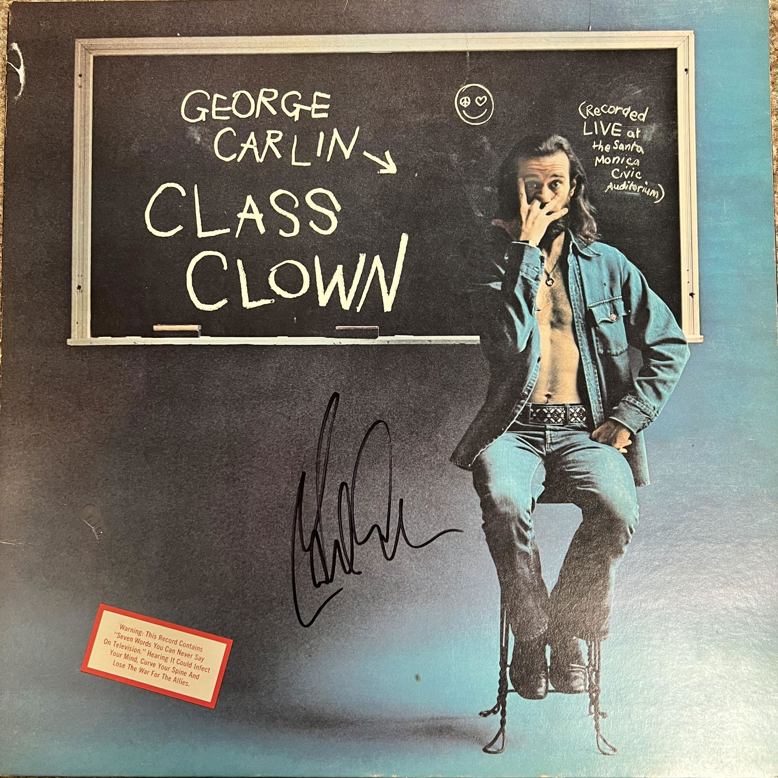 George Carlin Autographed Album (1 of 1)