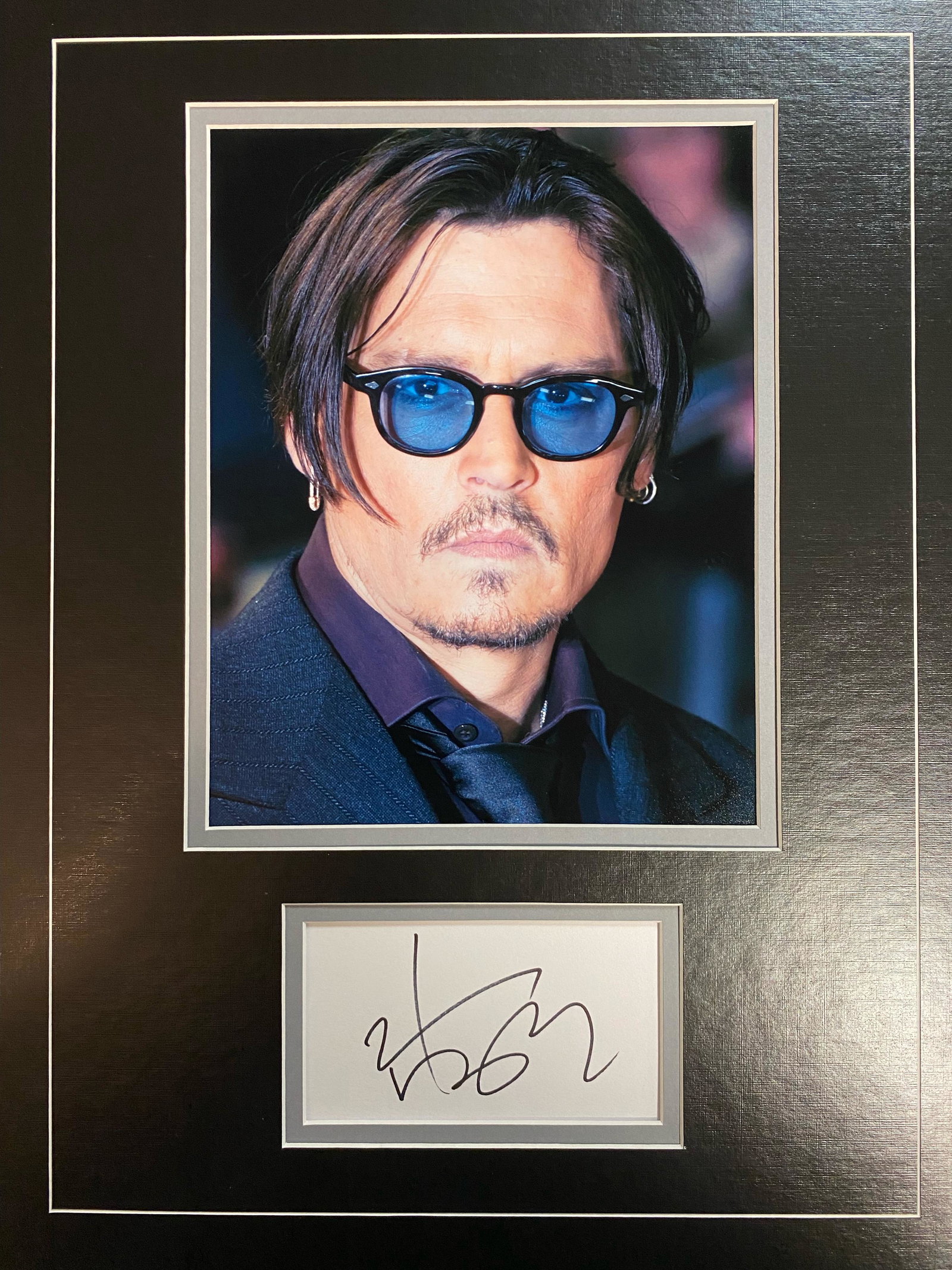 Johnny Depp Autographed Display (1 of 1)