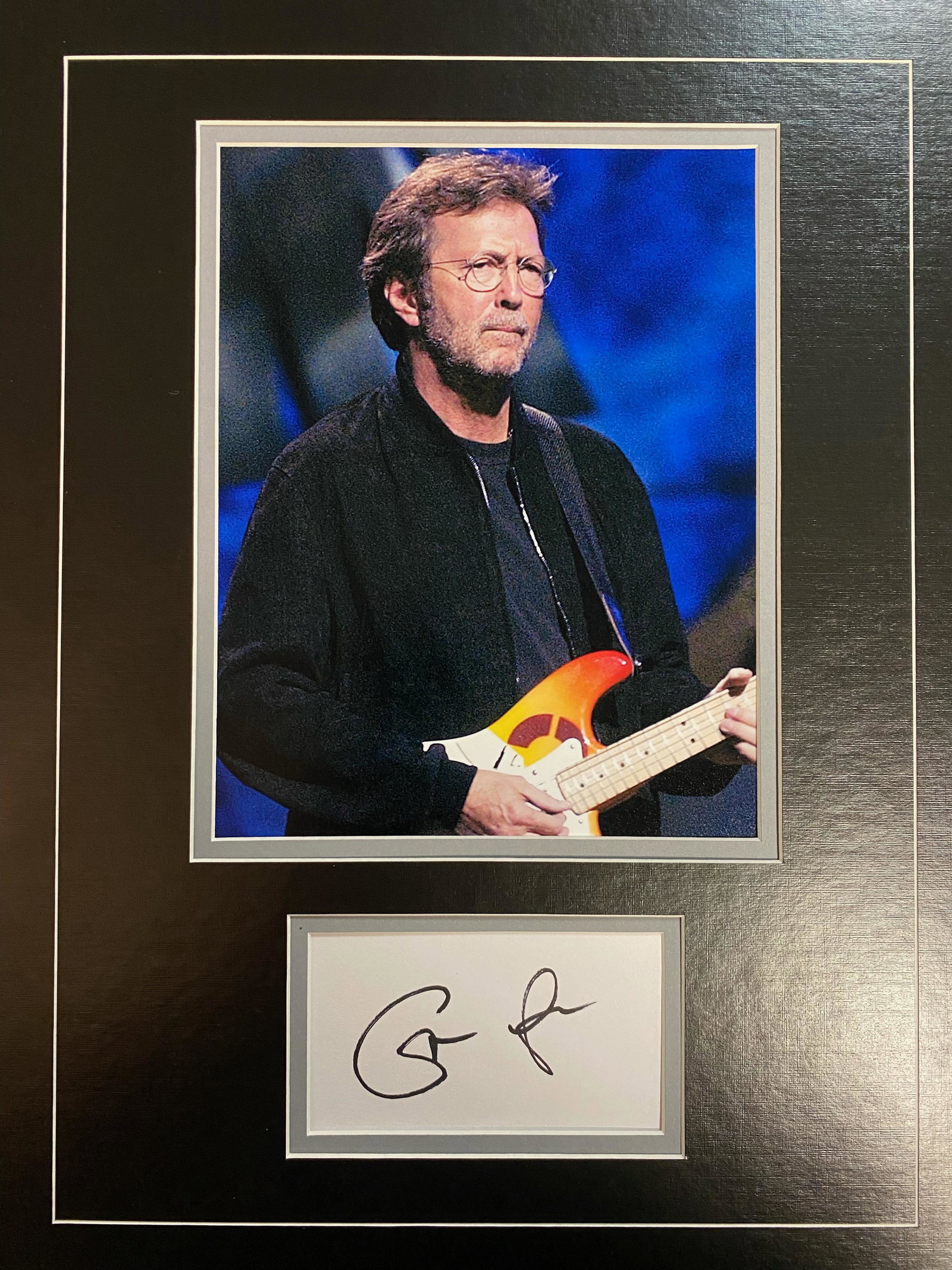 Eric Clapton AUTOGRAPHED Display (1 of 1)