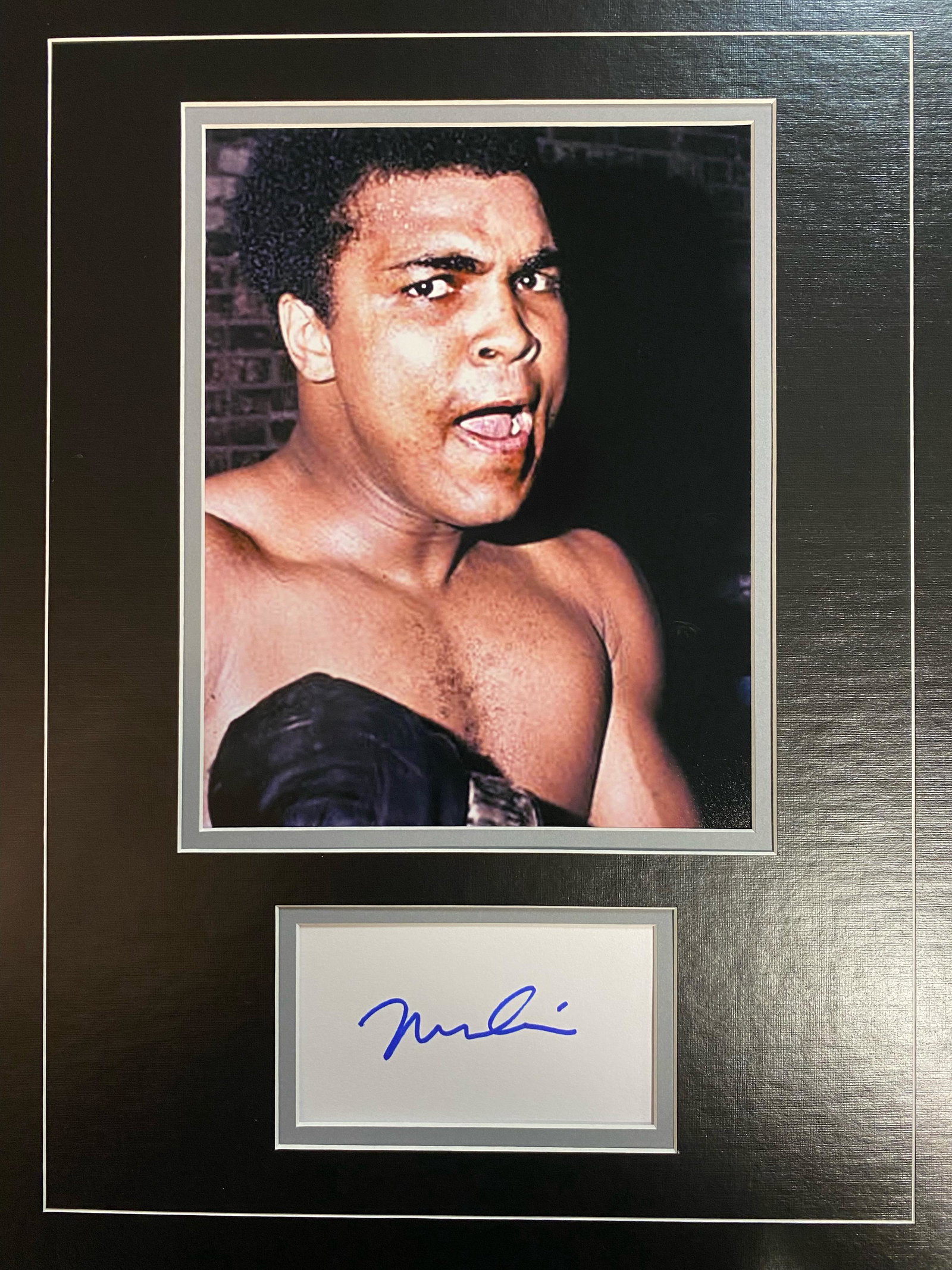 Ali Autographed Display (1 of 1)