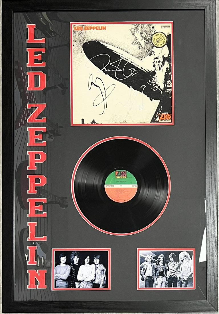 Led Zeppelin Autographed Album PAGE PLANT JONES (1 of 1)
