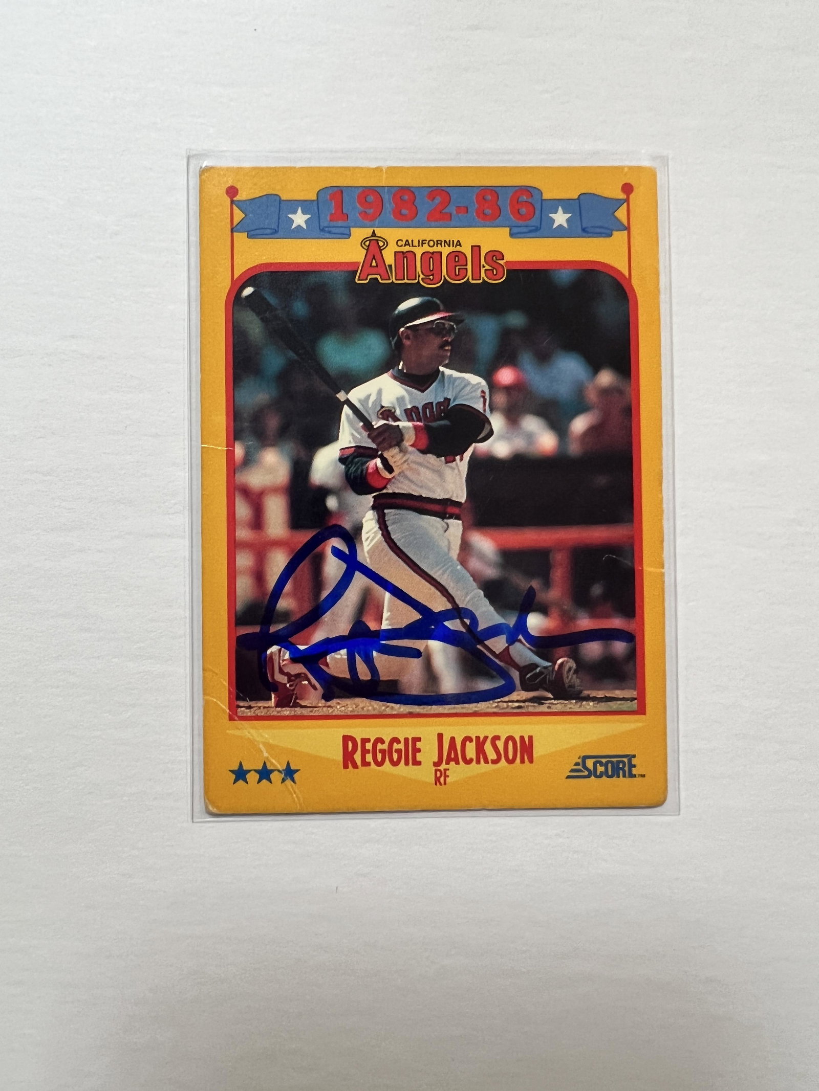 Reggie Jackson Autographed Card (1 of 1)