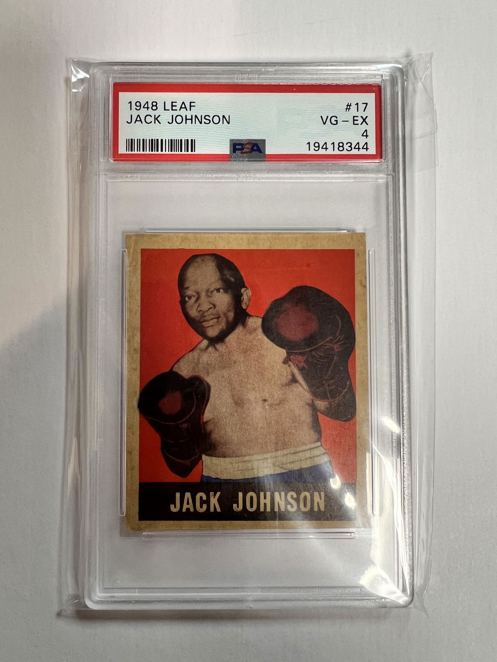 1948 Leaf Jack Johnson PSA 4 (1 of 1)