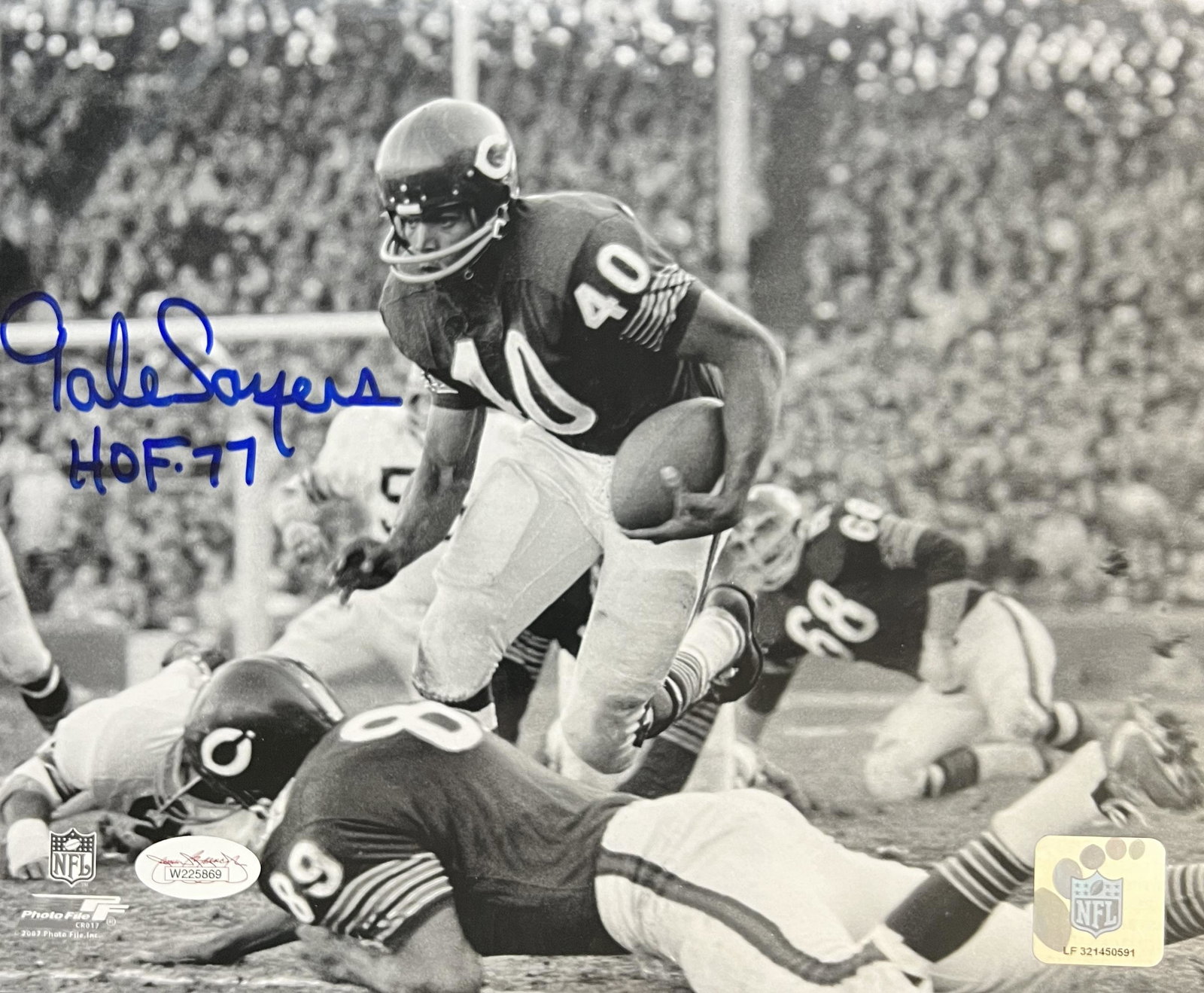 Gale Sayers Autographed 8X10 (1 of 1)