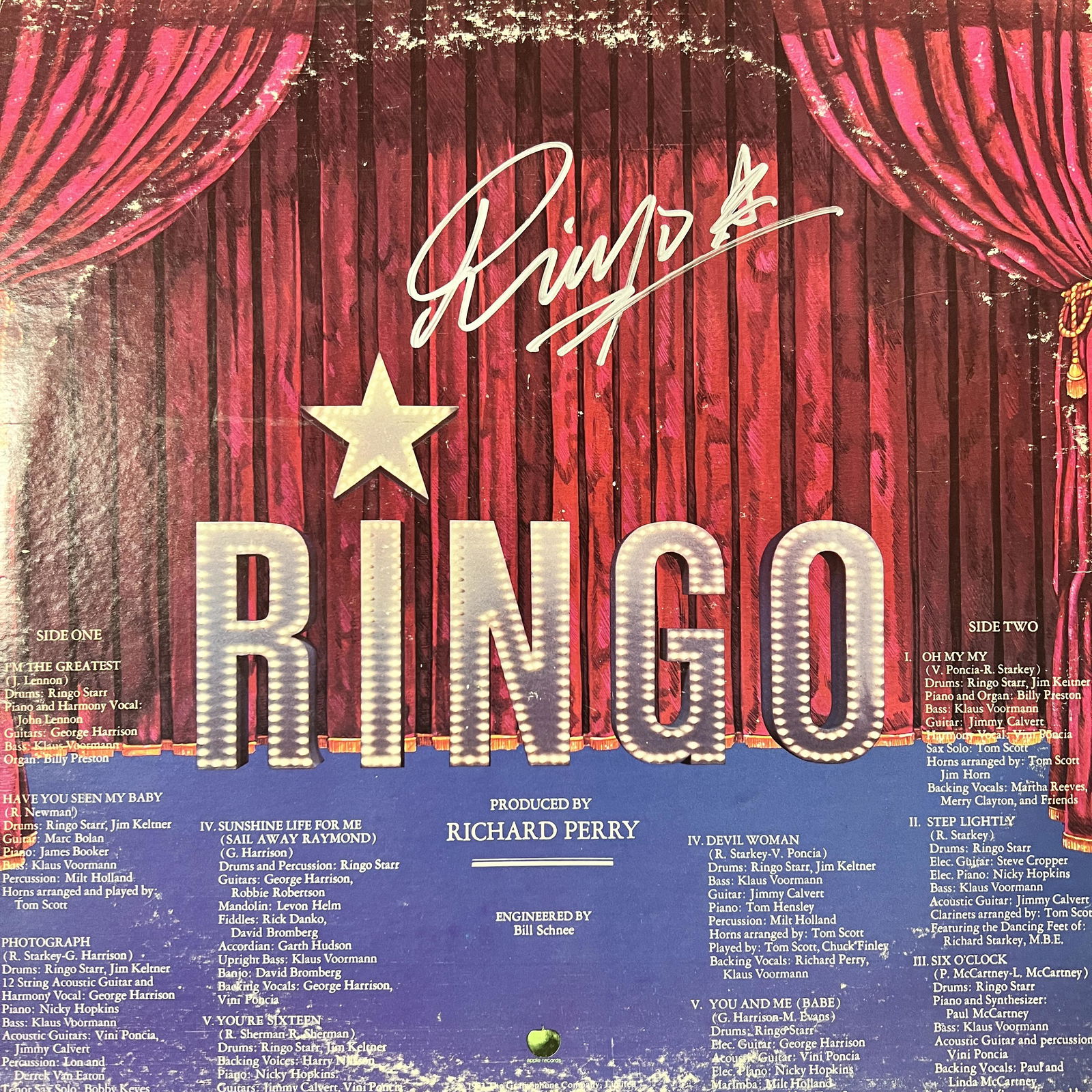 Ringo Starr Autographed Album (1 of 1)
