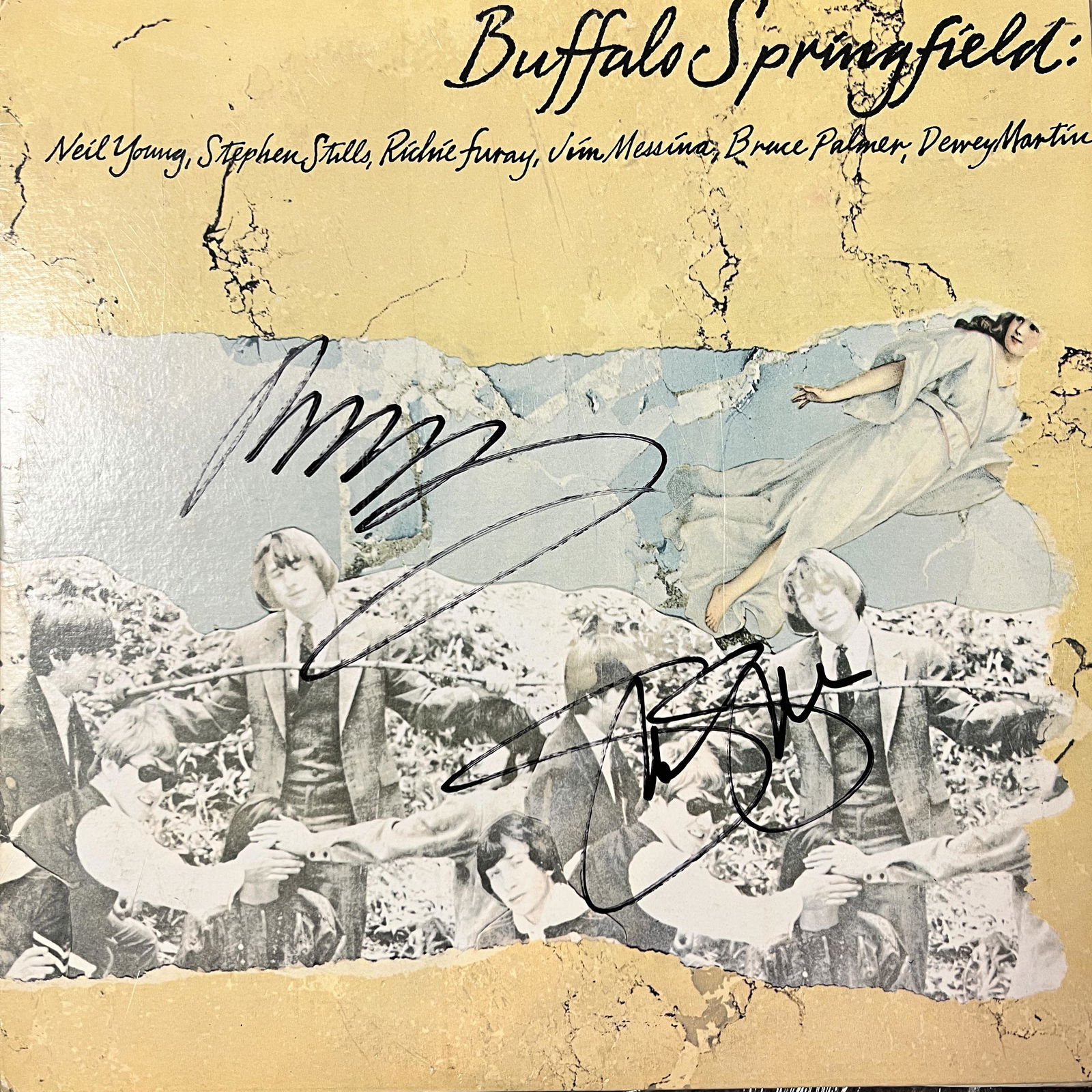 Neil Young Stephen Stills Autographed Album (1 of 1)