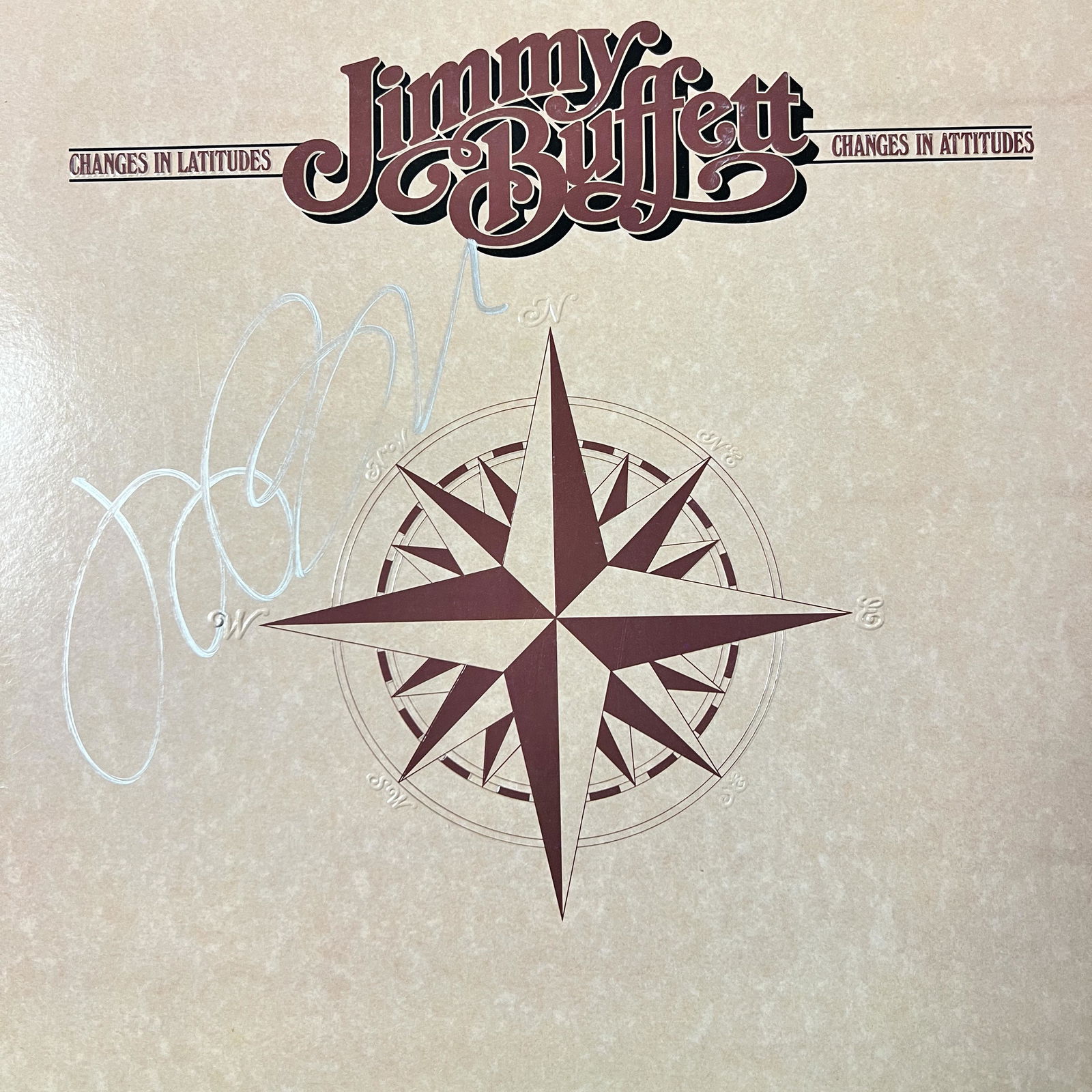 Jimmy Buffett Autographed Album (1 of 1)