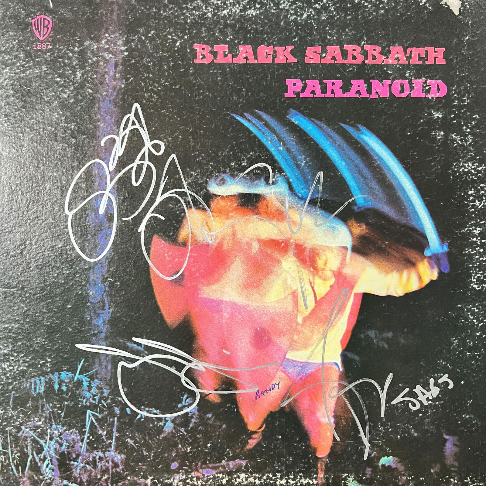 Black Sabbath Autographed Album All 4 (1 of 1)