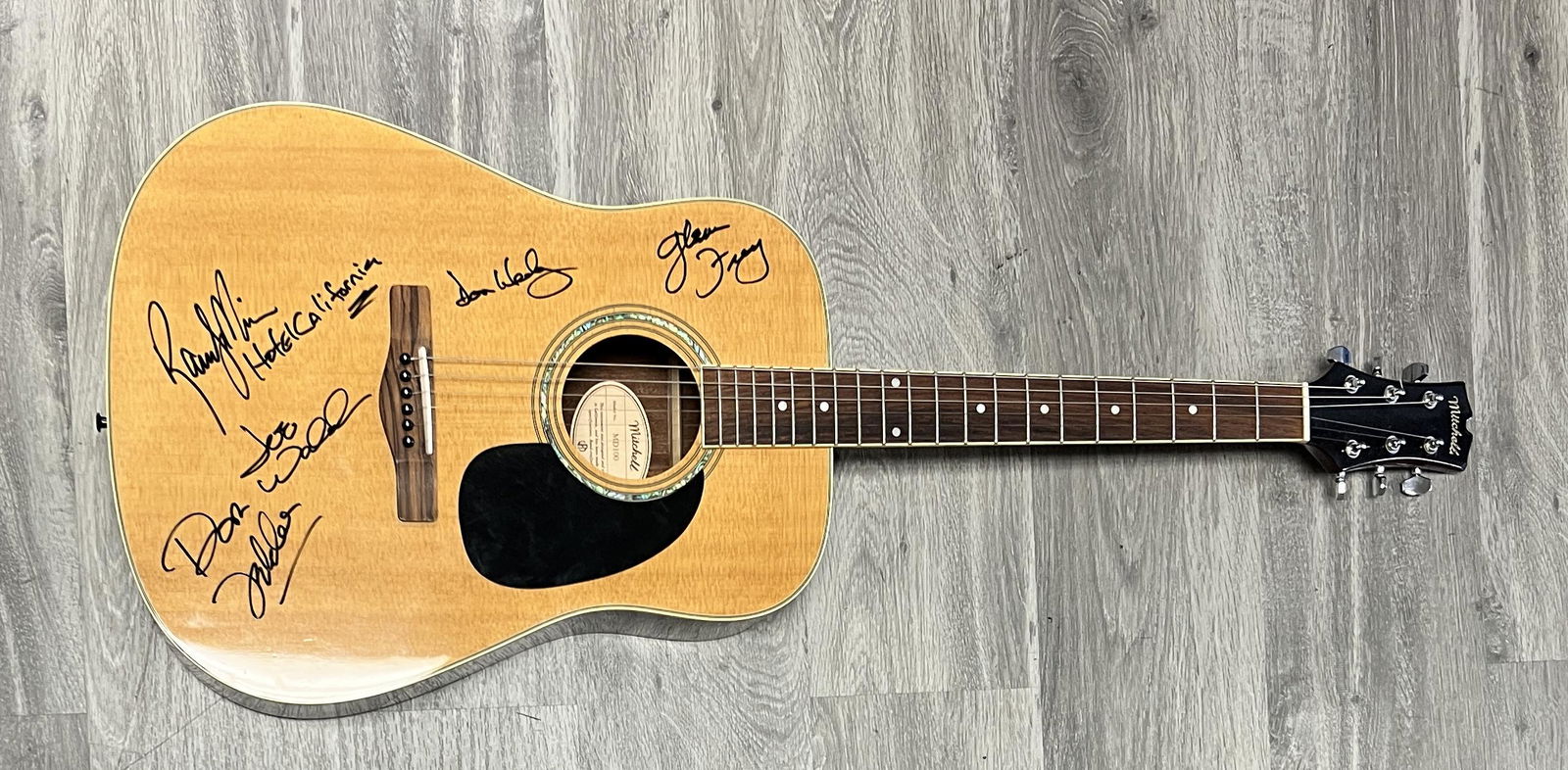 The EAGLES Autographed Guitar All 5! (1 of 1)