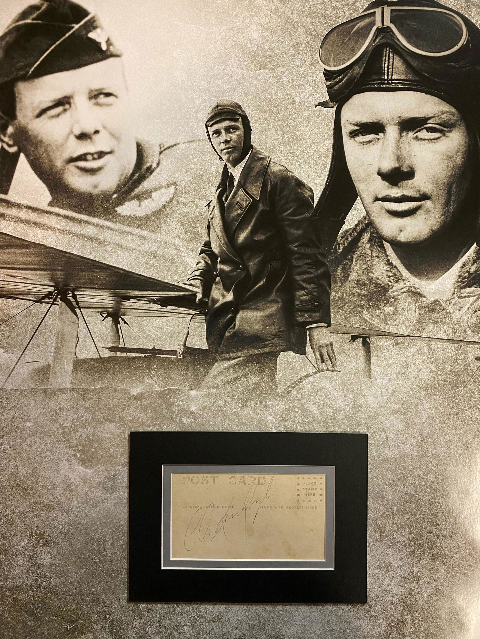 Charles Lindbergh Autographed DISPLAY (1 of 1)