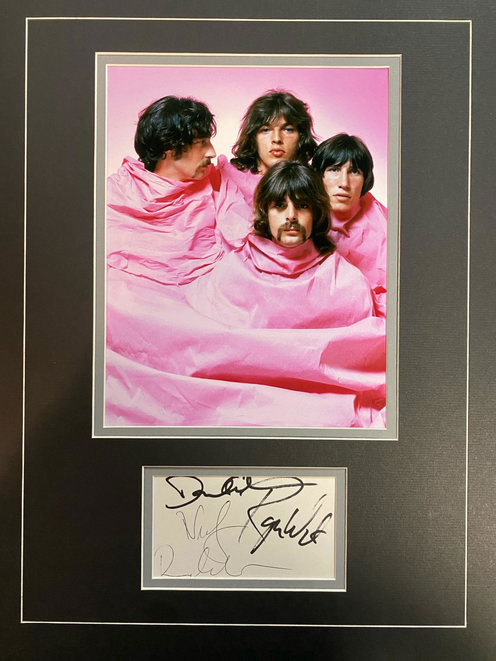 Pink Floyd Autographed Display (1 of 1)