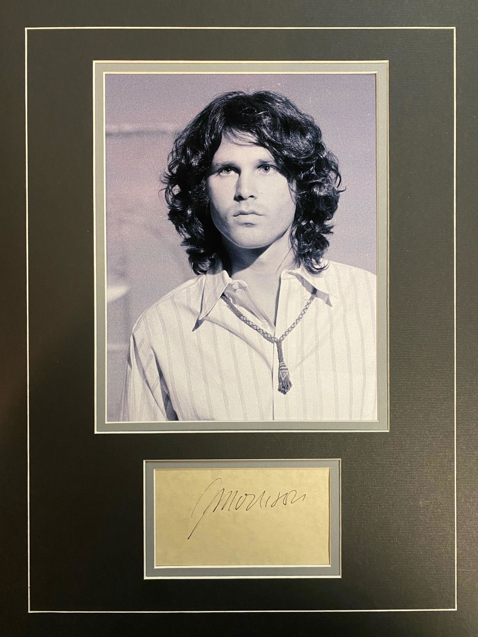 Jim Morrison Autographed Display (1 of 1)