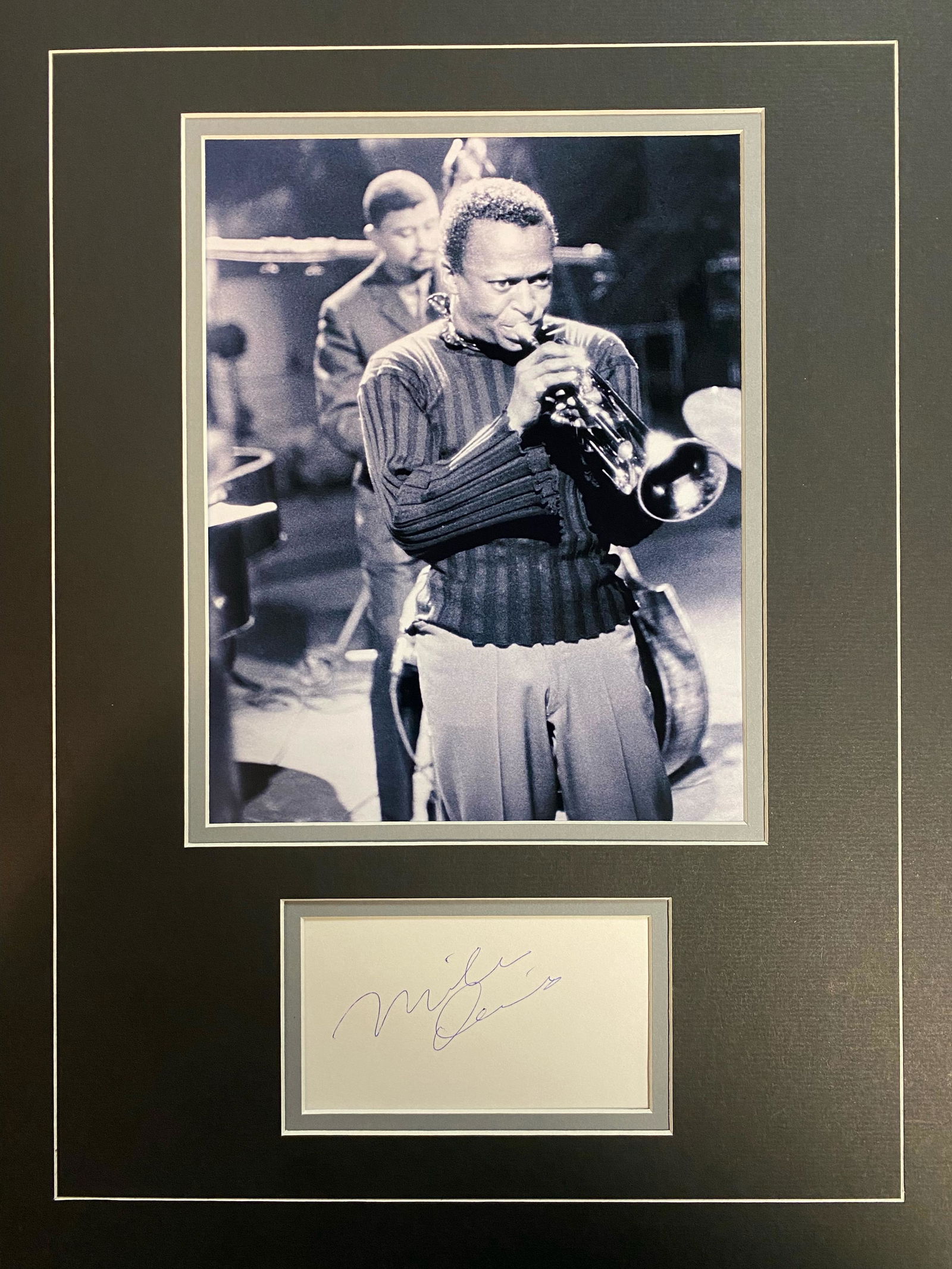 Miles Davis Autographed Display (1 of 1)