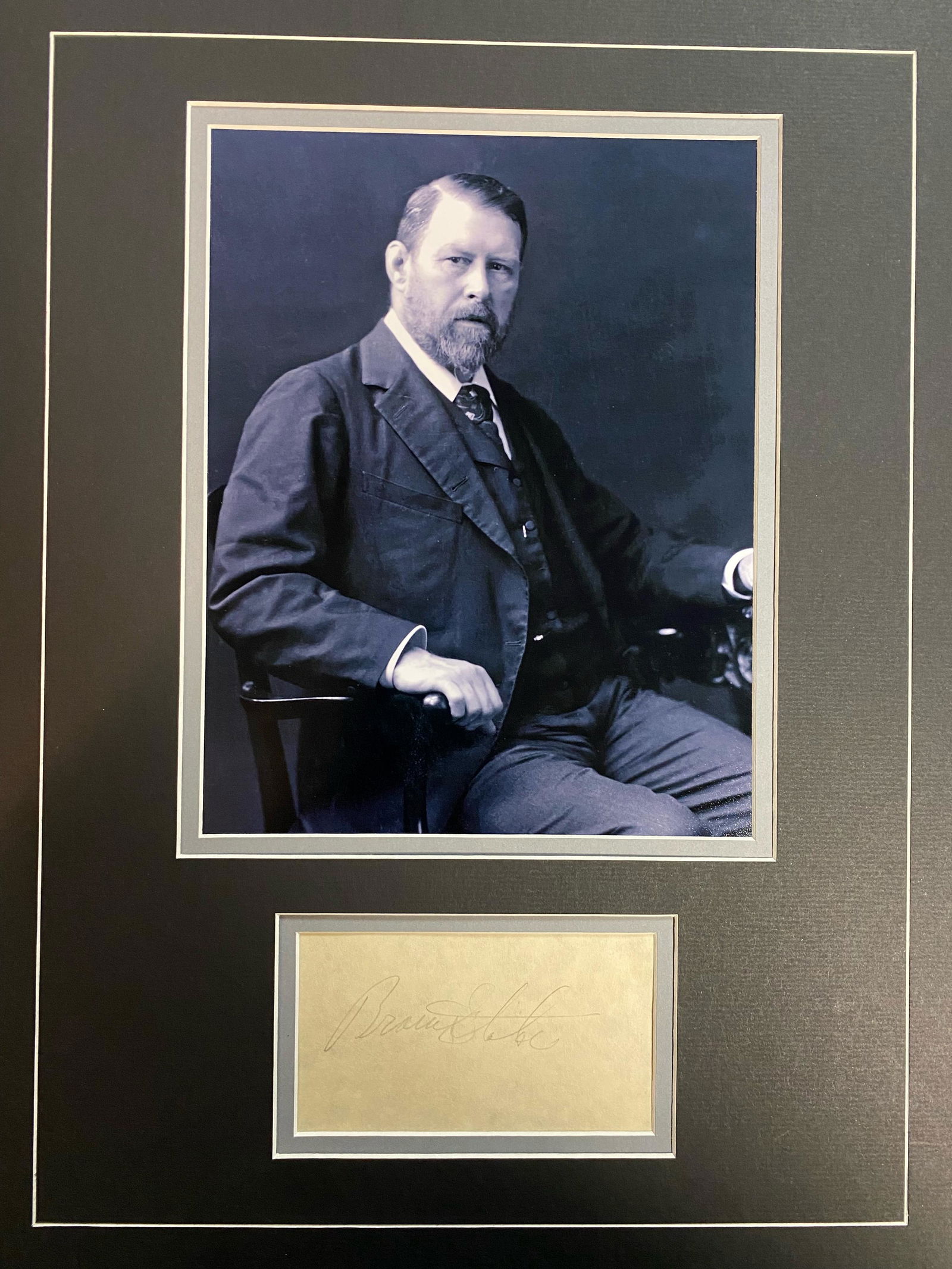 Bram Stoker Autographed Display (1 of 1)