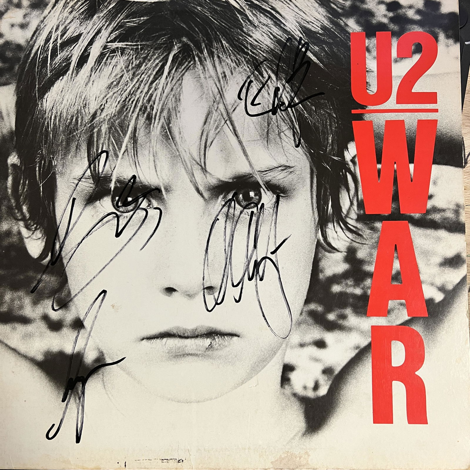 U2 Autographed Album All 4 (1 of 1)