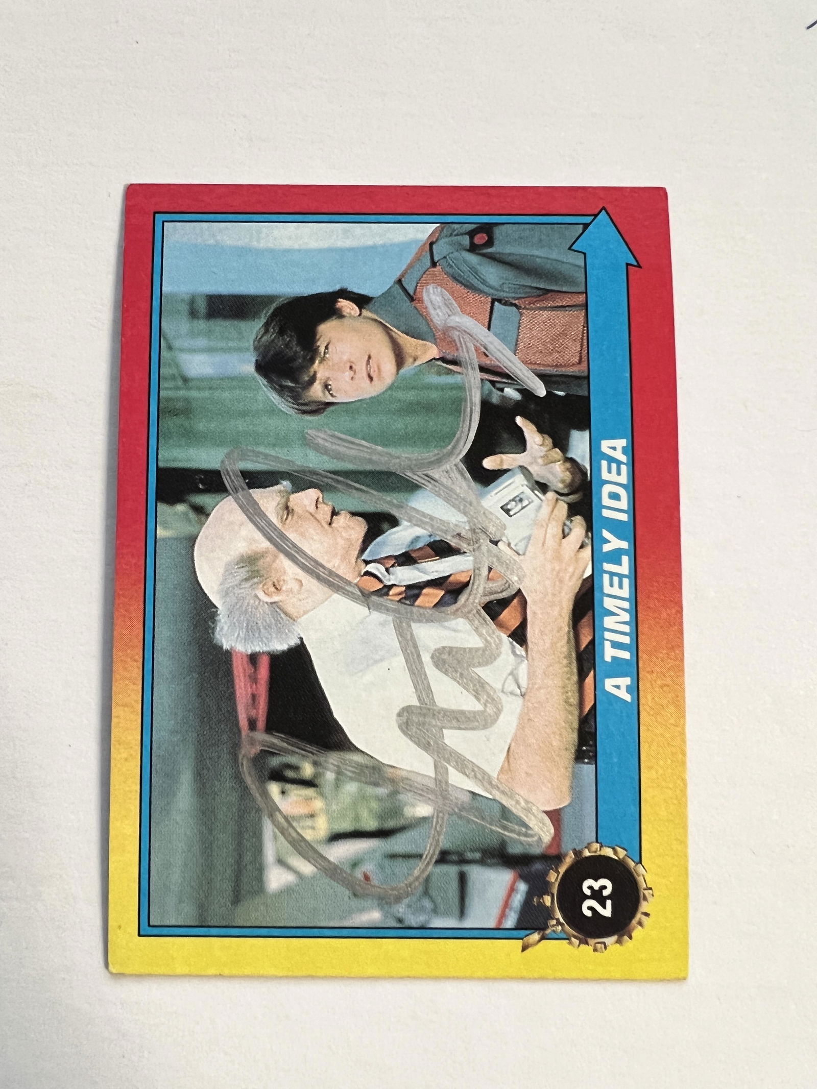 Michael J. Fox Autographed Card (1 of 1)