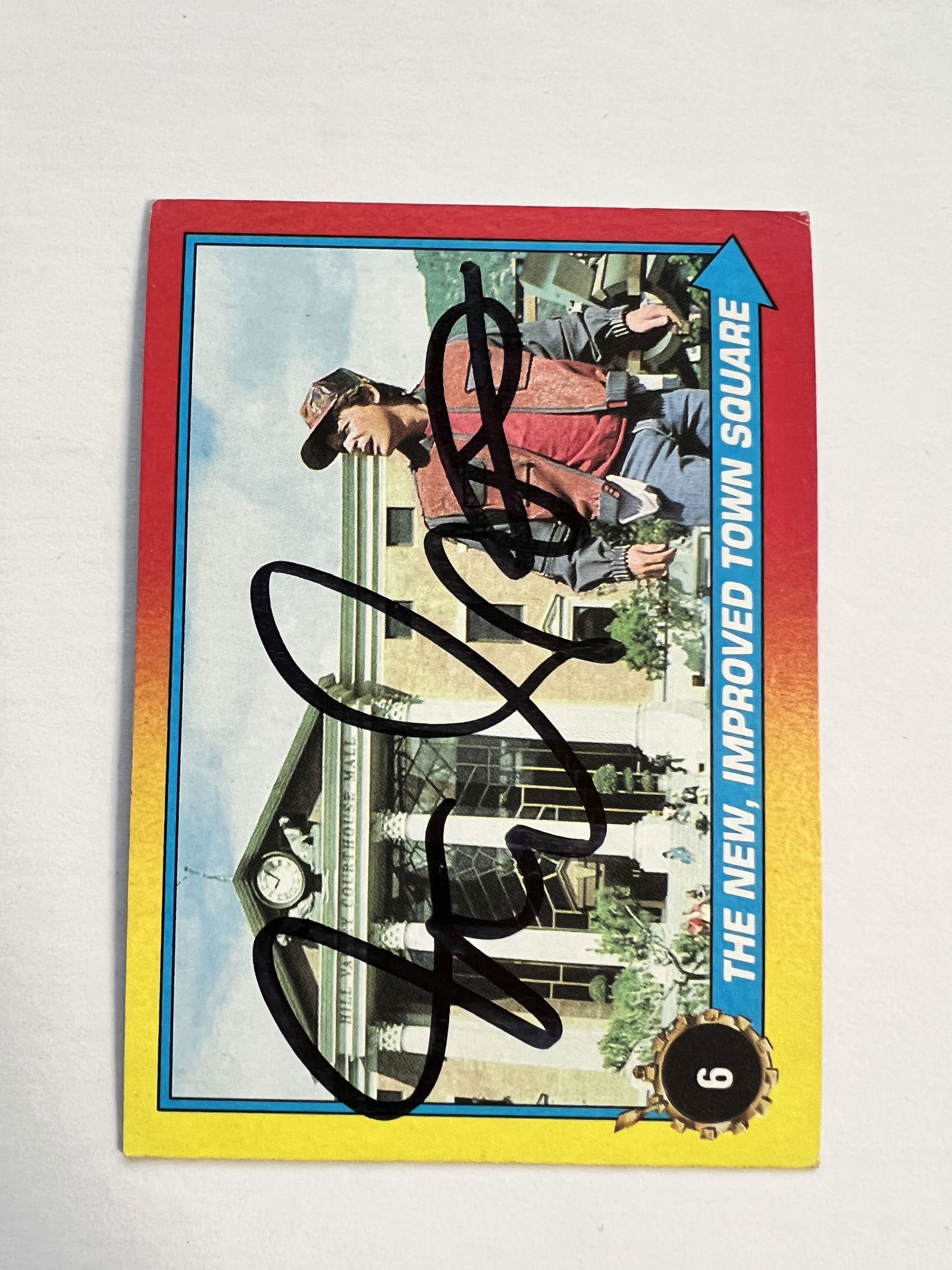 Michael J. Fox Autographed Card (1 of 1)