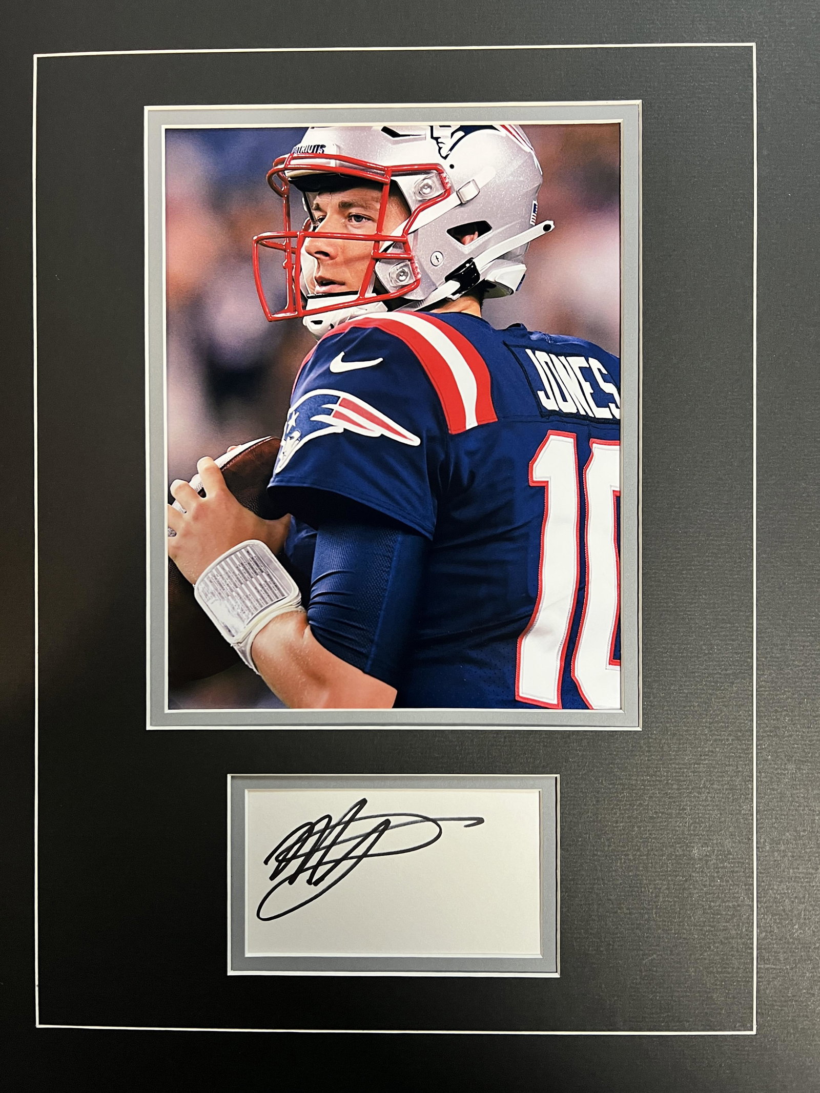 Mac Jones Autographed Display (1 of 1)