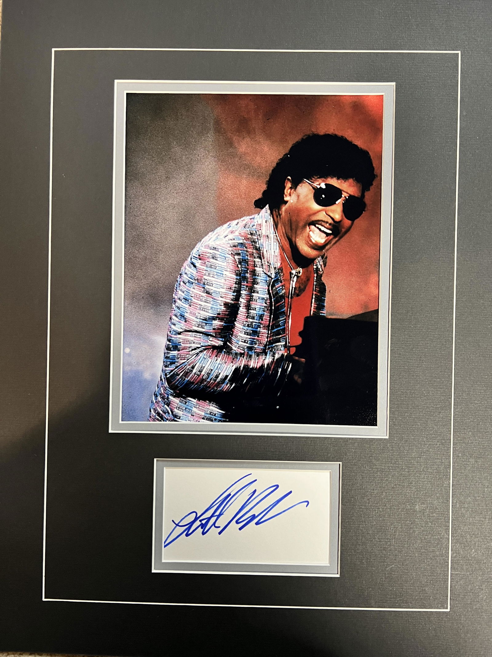 Little Richard Autographed Display (1 of 1)