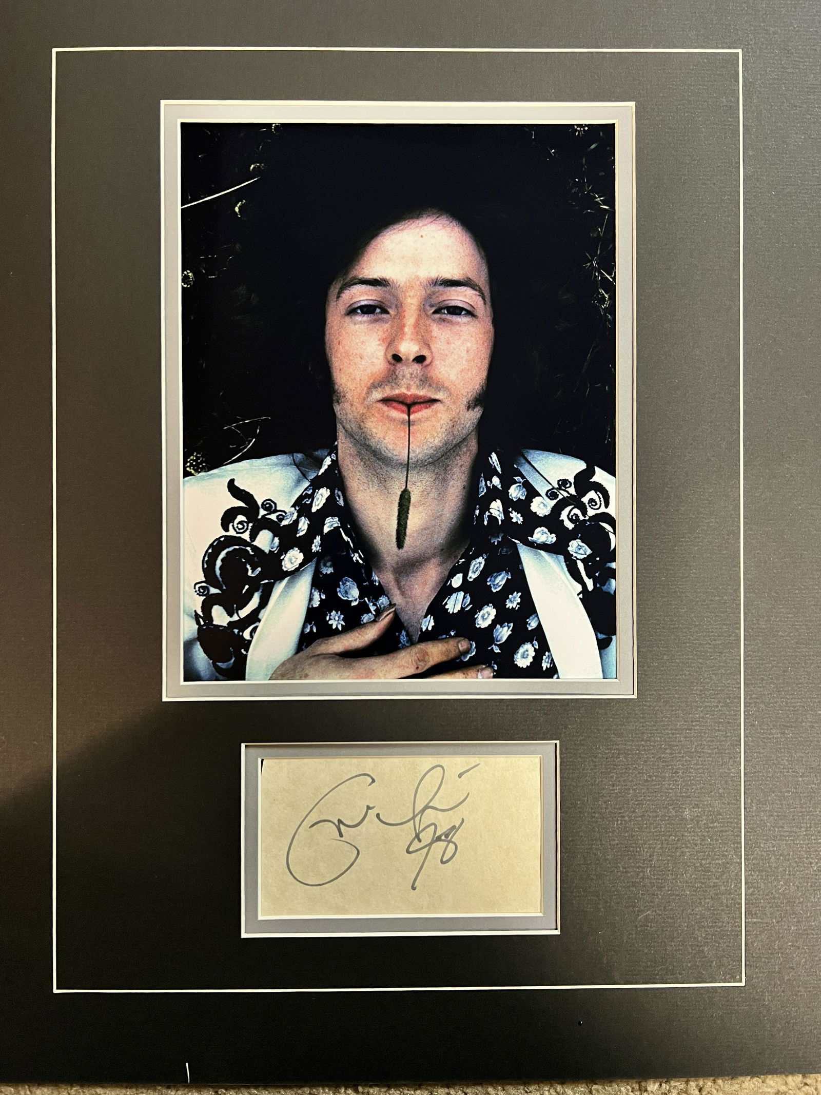 Eric Clapton Autographed Display (1 of 1)