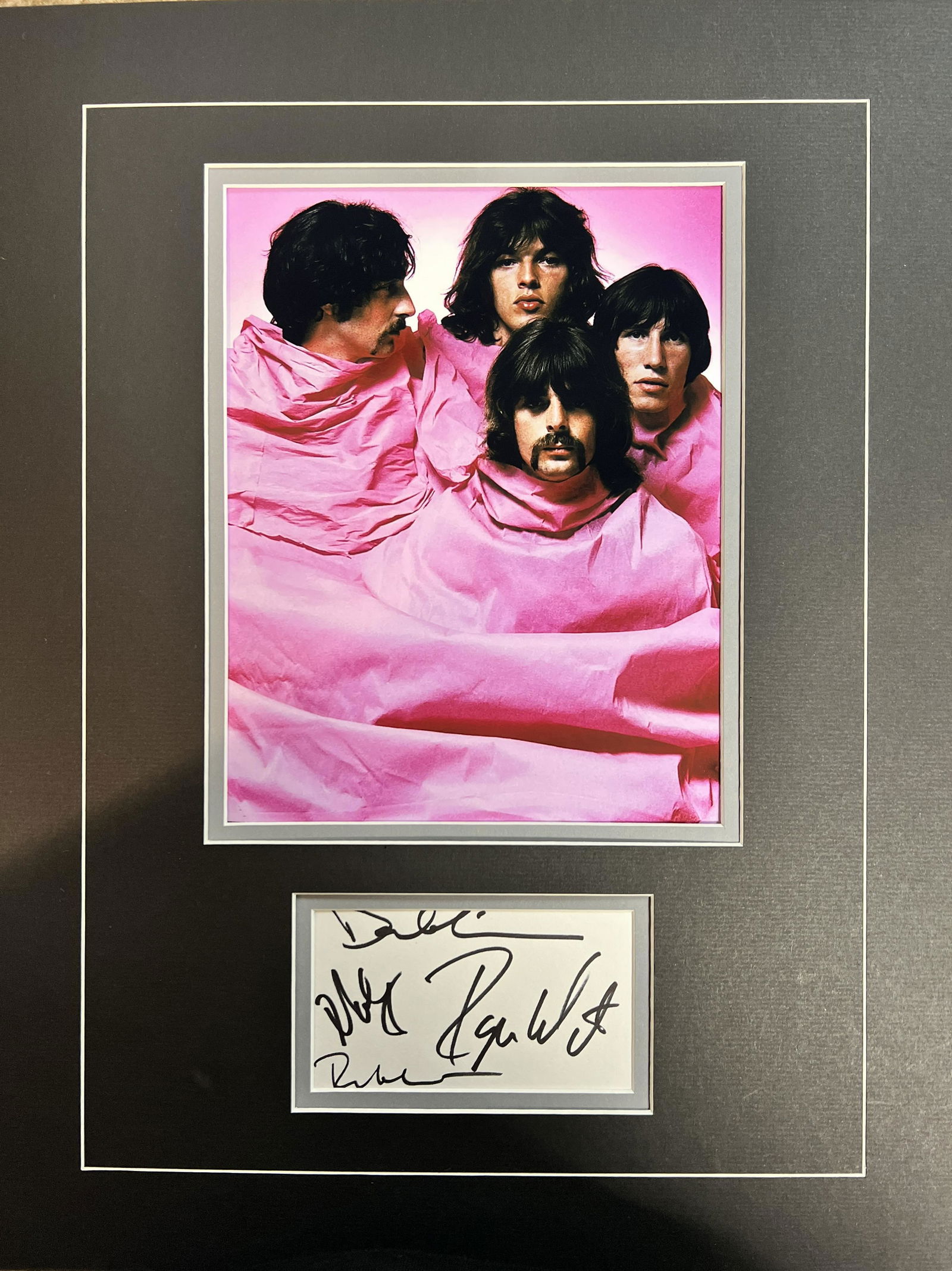 Pink Floyd AUTOGRAPHED Display (1 of 1)