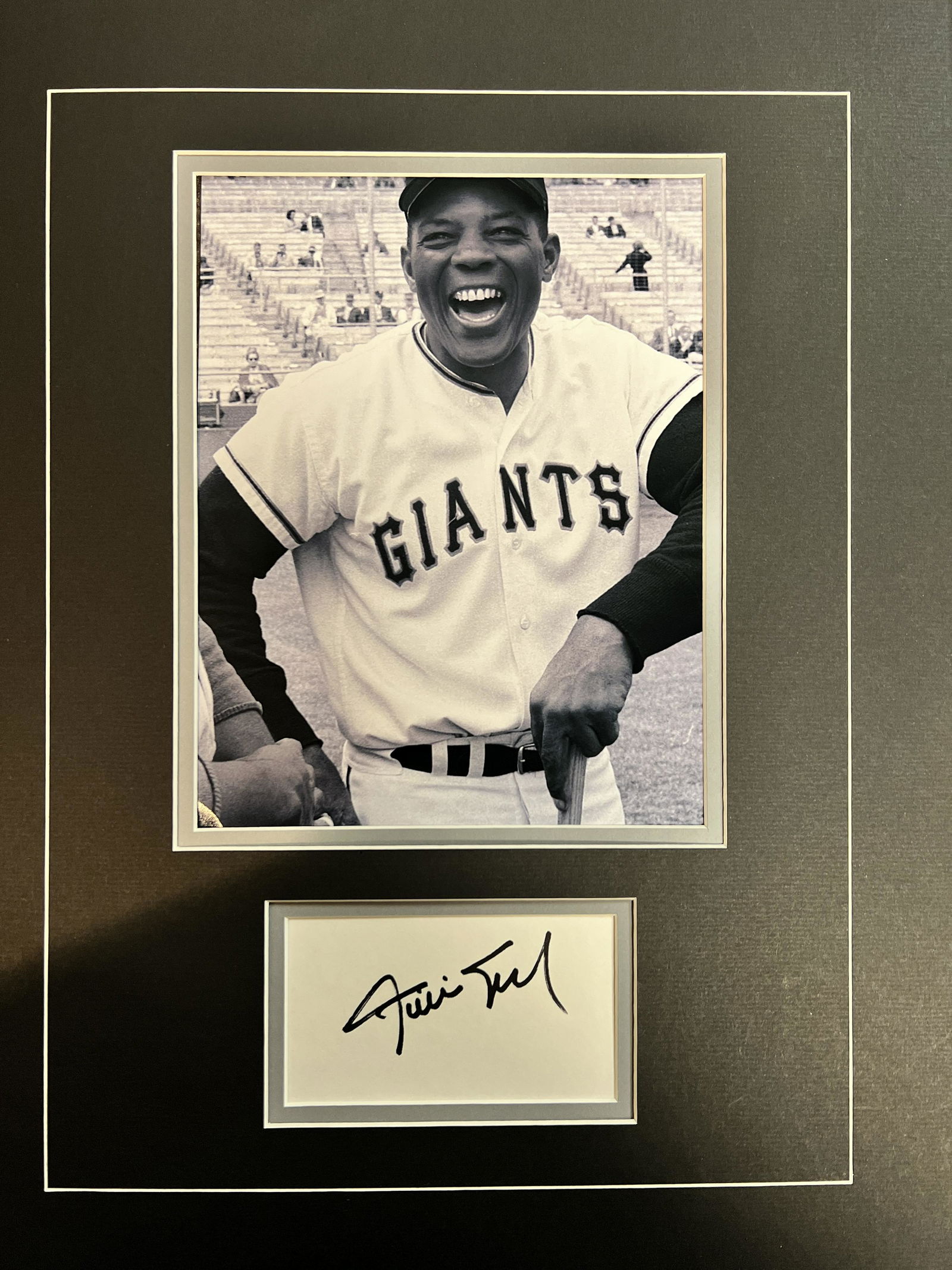 Willie Mays Autographed Display (1 of 1)