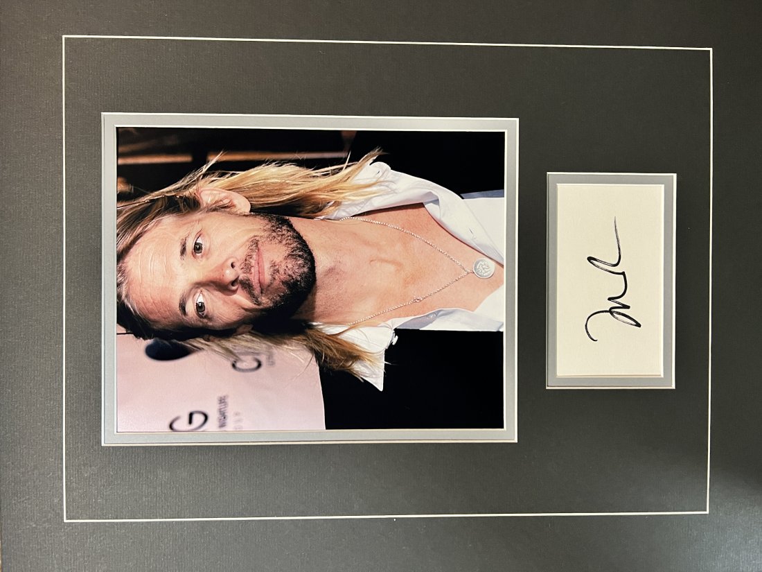 Taylor Hawkins Autographed Display (1 of 1)