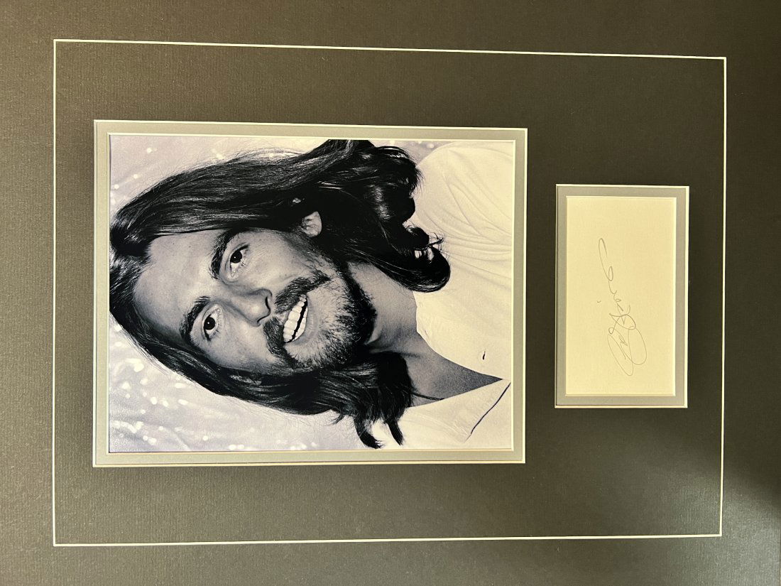 George Harrison Autographed Display (1 of 1)