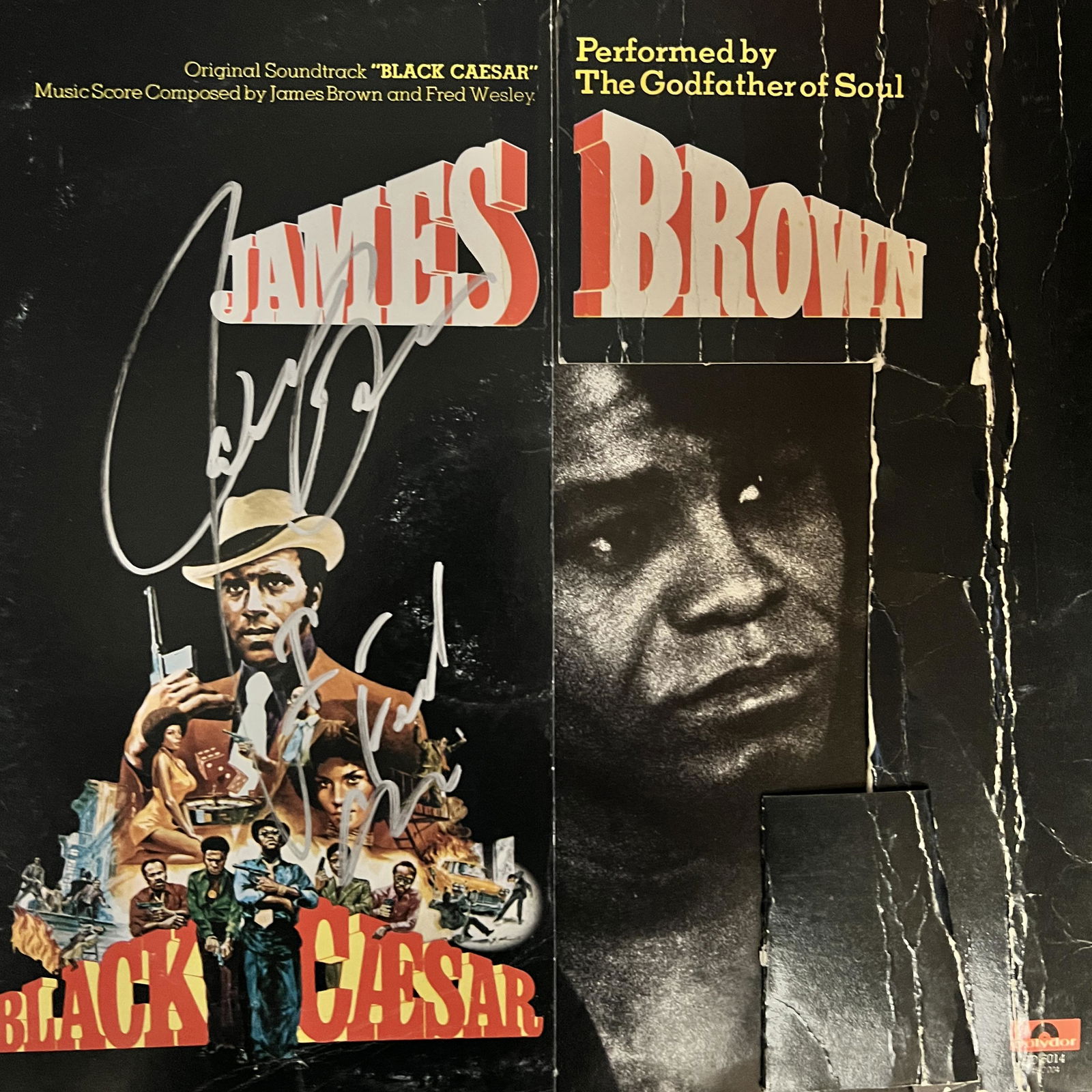 James Brown Autographed ALBUM (1 of 1)