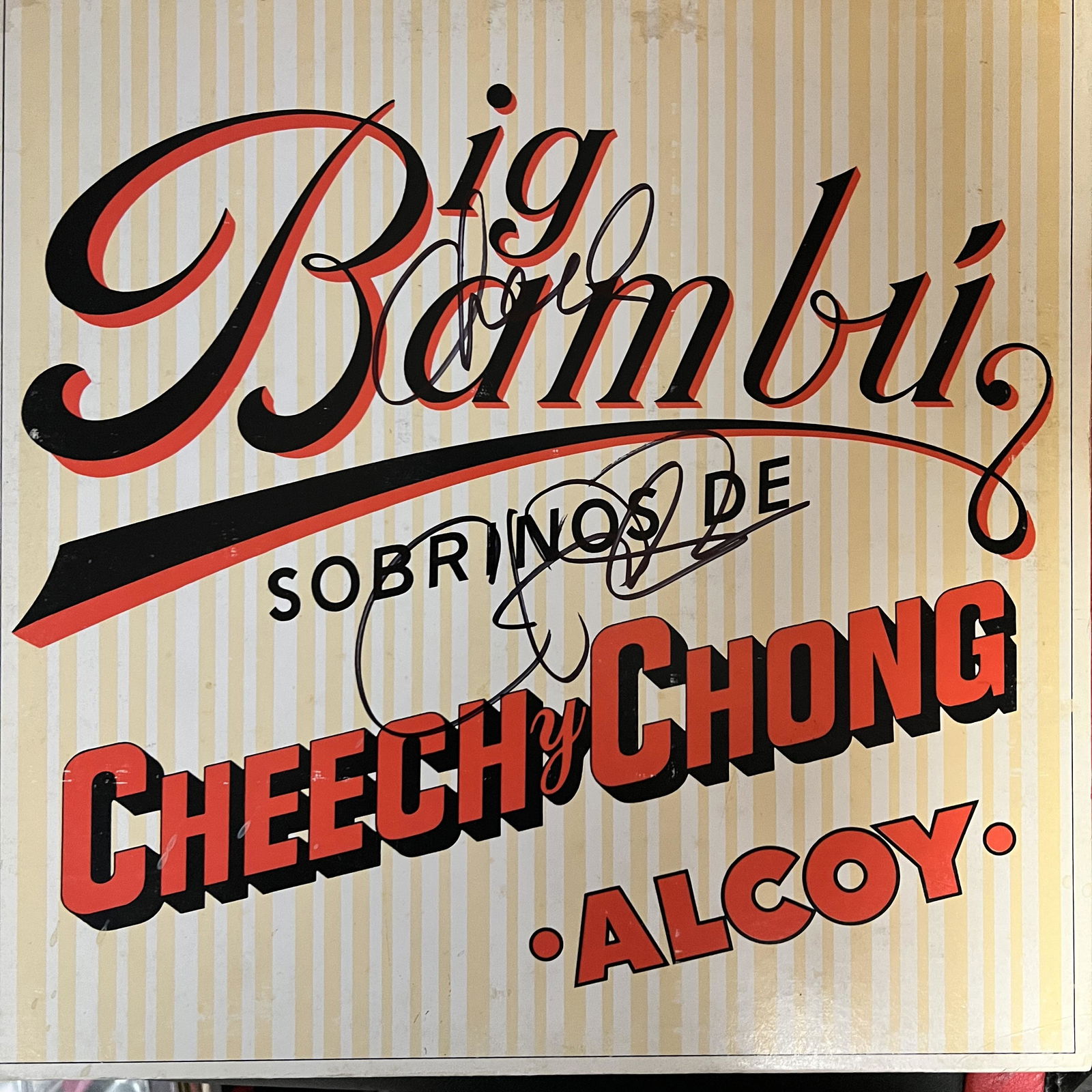 Cheech and Chong Autographed ALBUM (1 of 1)