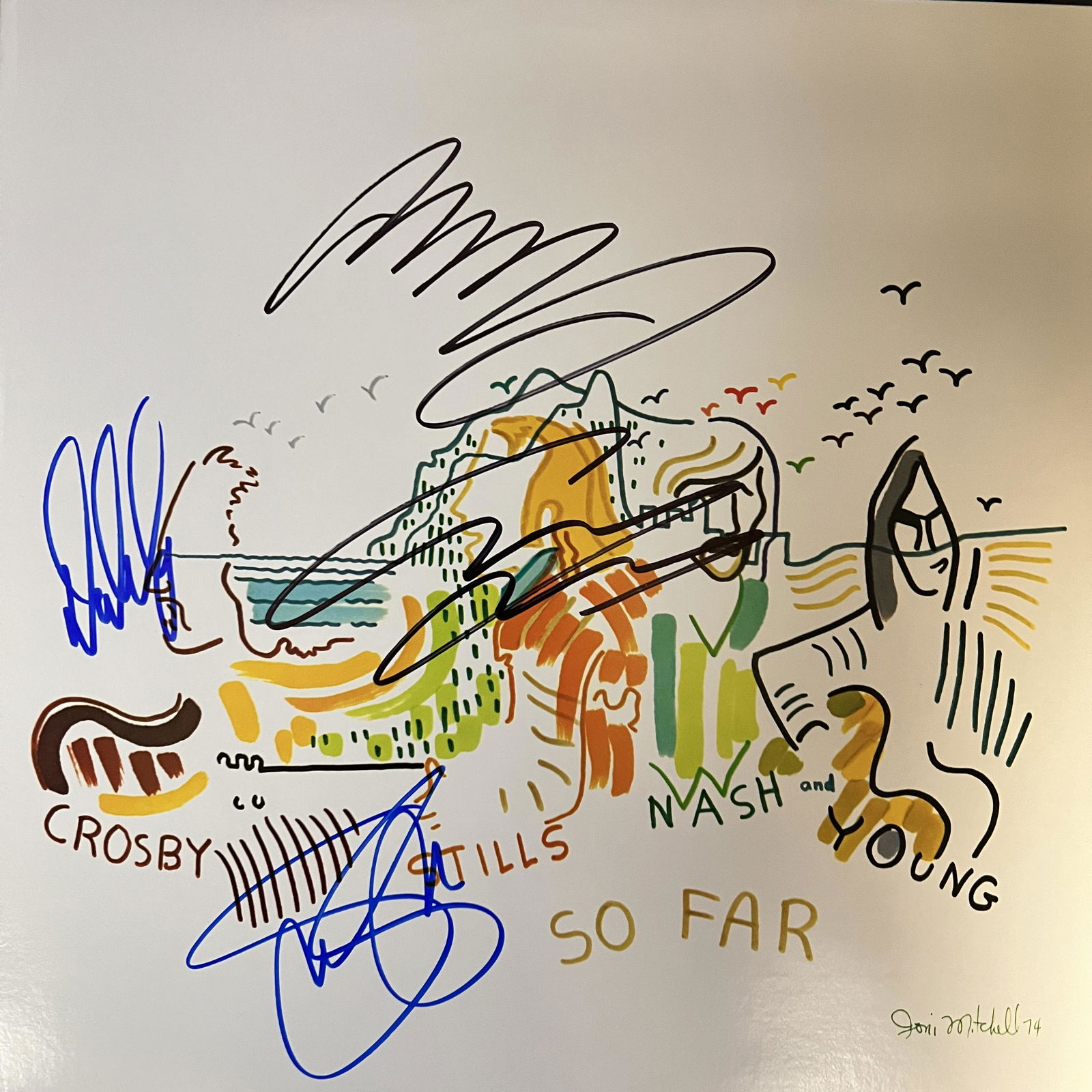 CSNY Autographed Album (1 of 1)