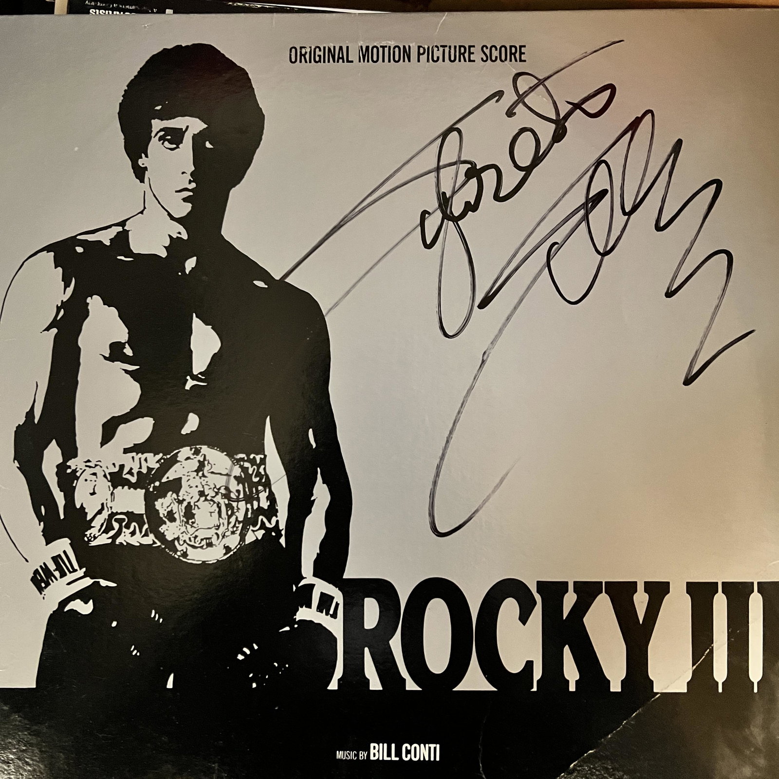 Sylvester Stallone Autographed Album: . Displays are not framed, and can be framed for a cost. Framed items will state they are framed in the name of the item. All signed items come with a COA. Ask any and all questions BEFORE bidding. Si