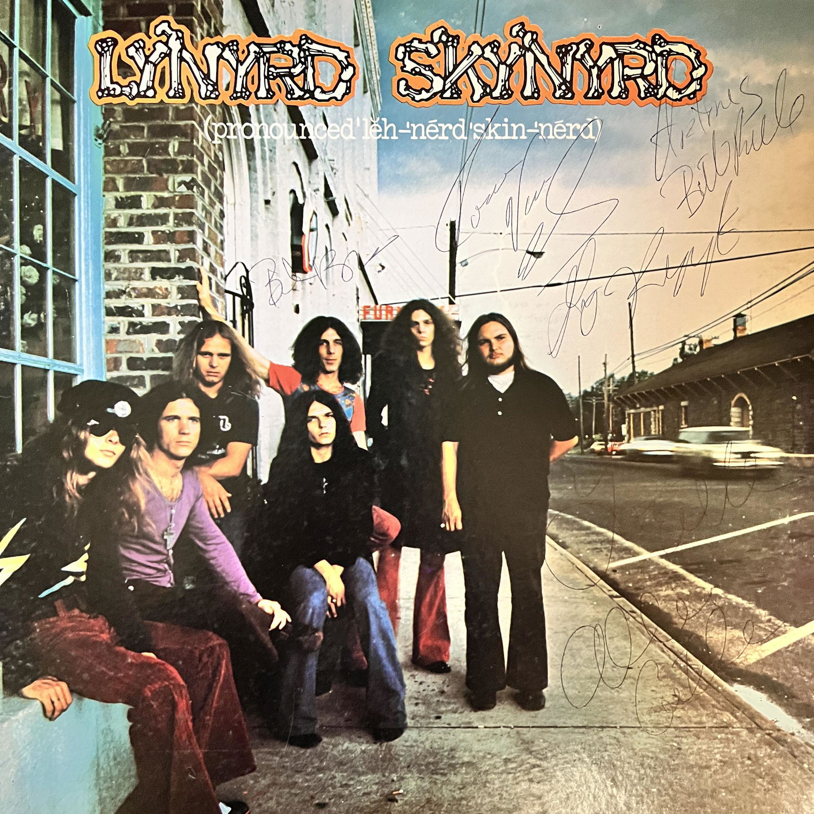 Lynyrd Skynyrd Autographed Album Ronnie & The Crew (1 of 1)