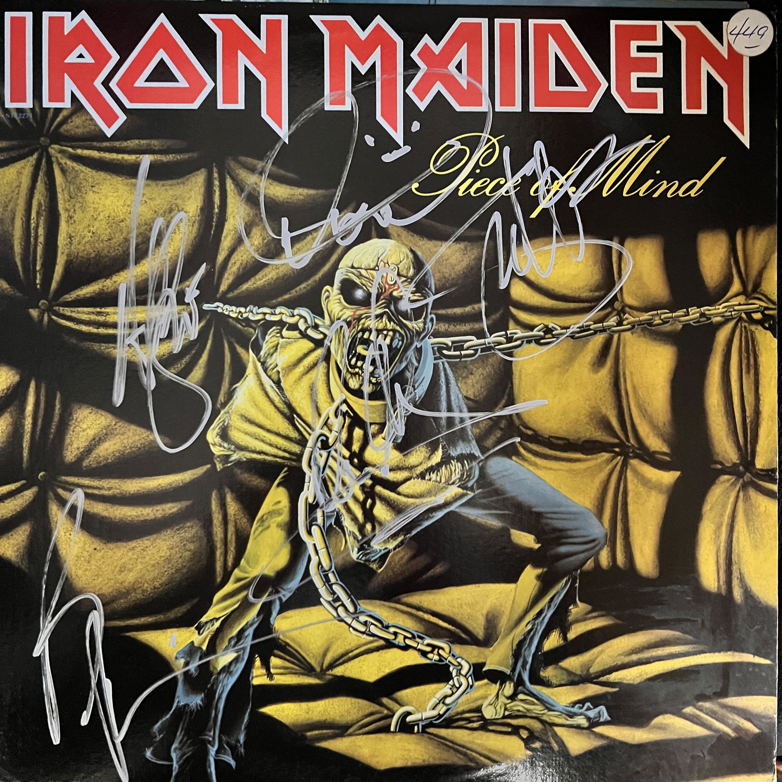 Iron Maiden Autographed ALBUM All 5 (1 of 1)