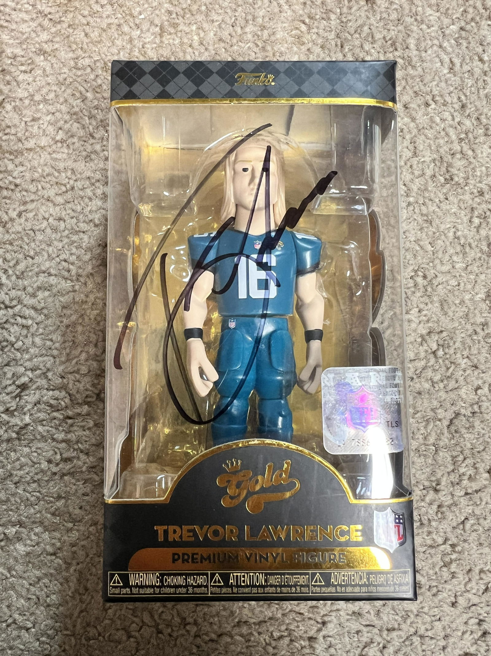 Trevor Lawrence AUTOGRAPHED Funko (1 of 1)