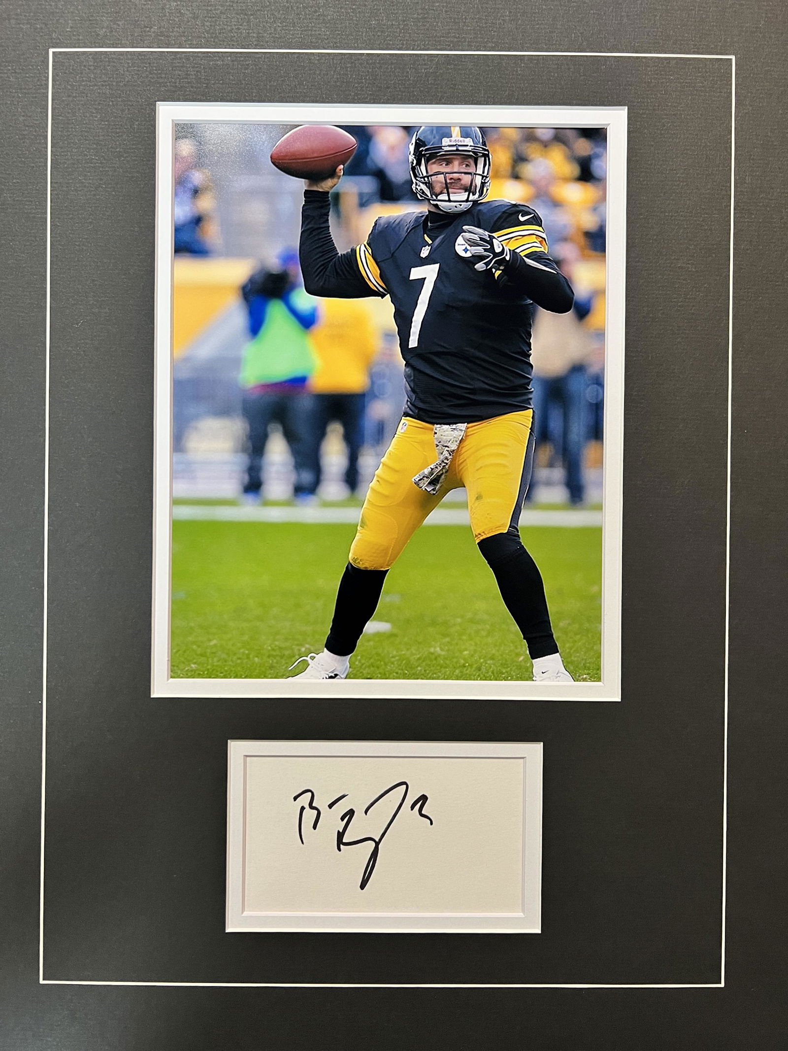 Ben Roethlisberger Autographed Display (1 of 1)