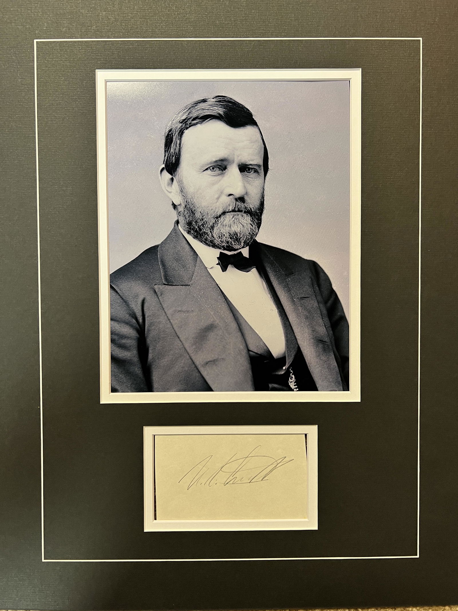 ULYSSES Grant Autographed DISPLAY (1 of 1)