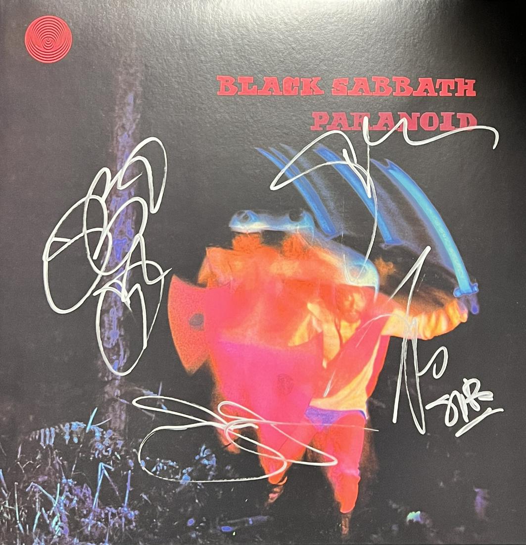 Black Sabbath Autographed Album All 4 (1 of 1)