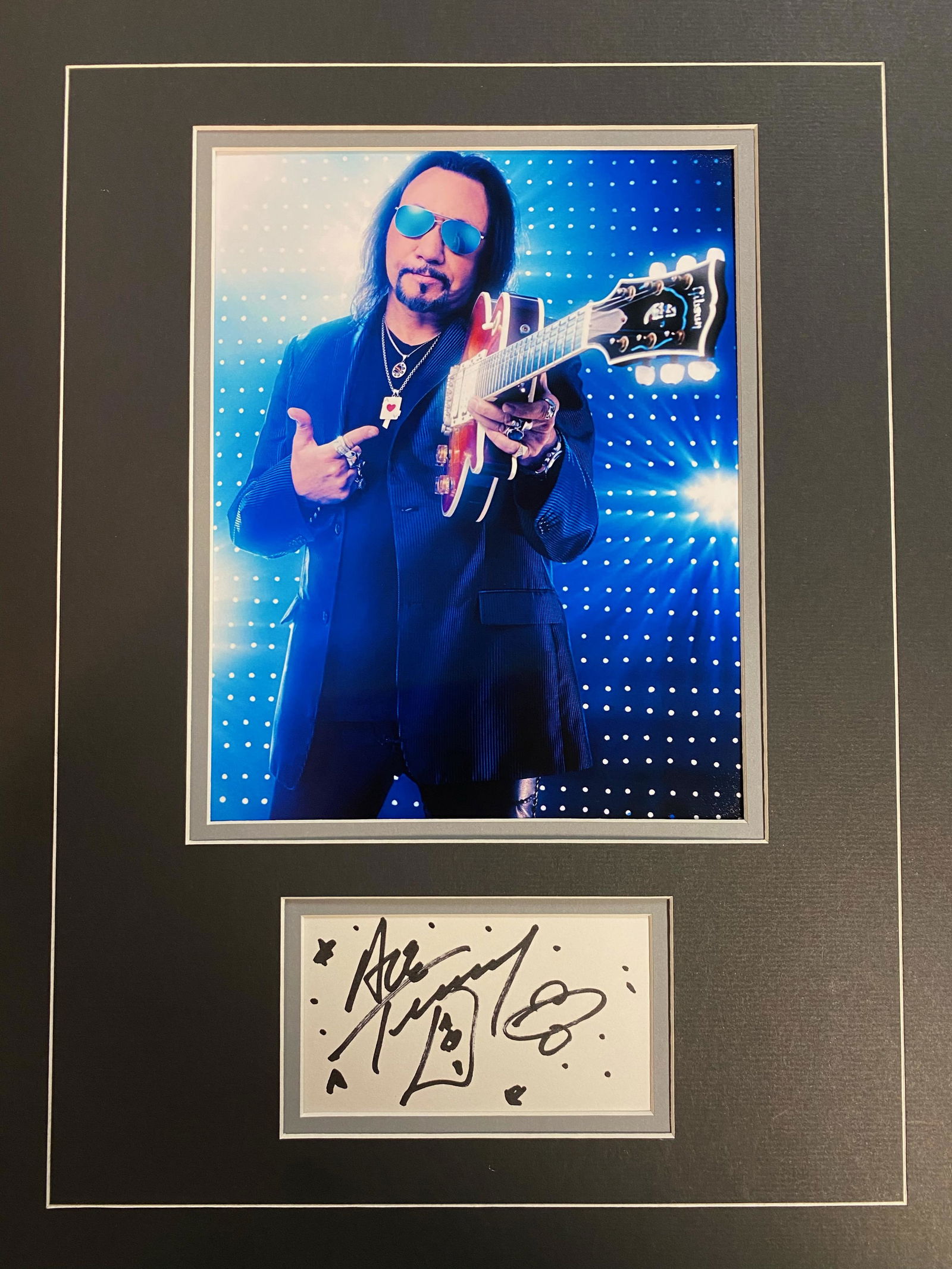 Ace Frehley Autographed Display (1 of 1)