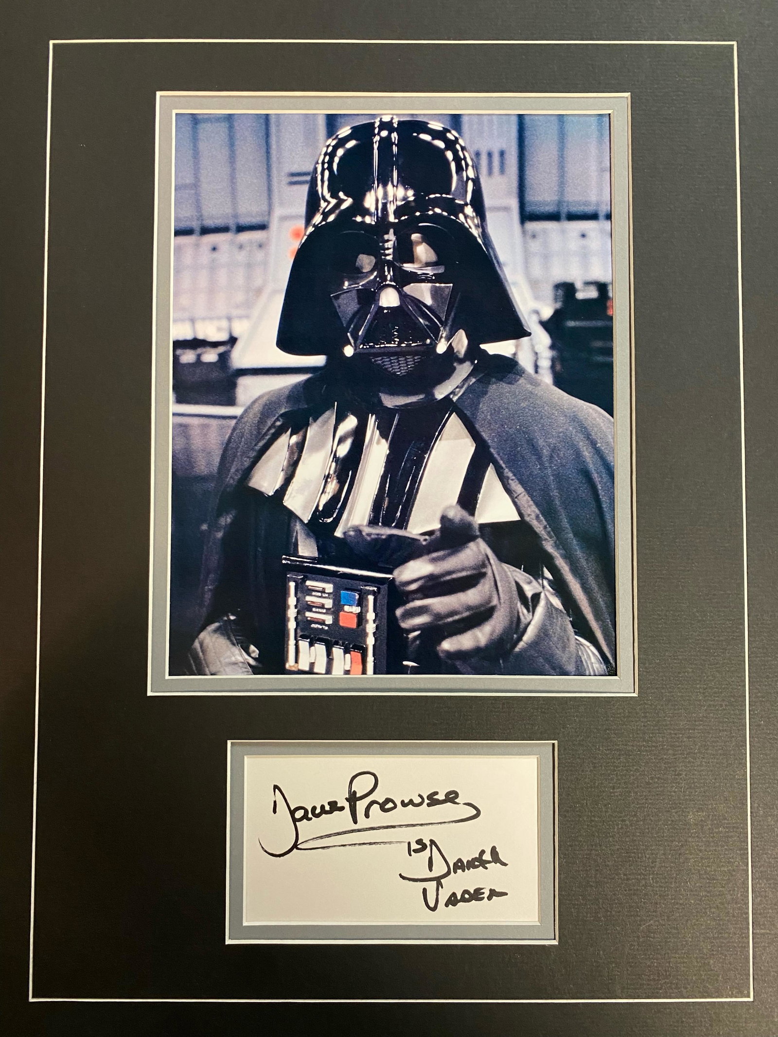 Dave Prowse Autographed Display (1 of 1)